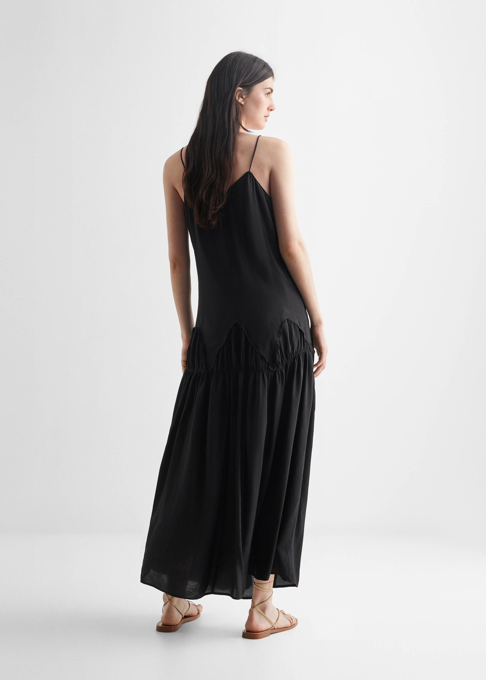 Vestit llarg brodat - Revers de l'article