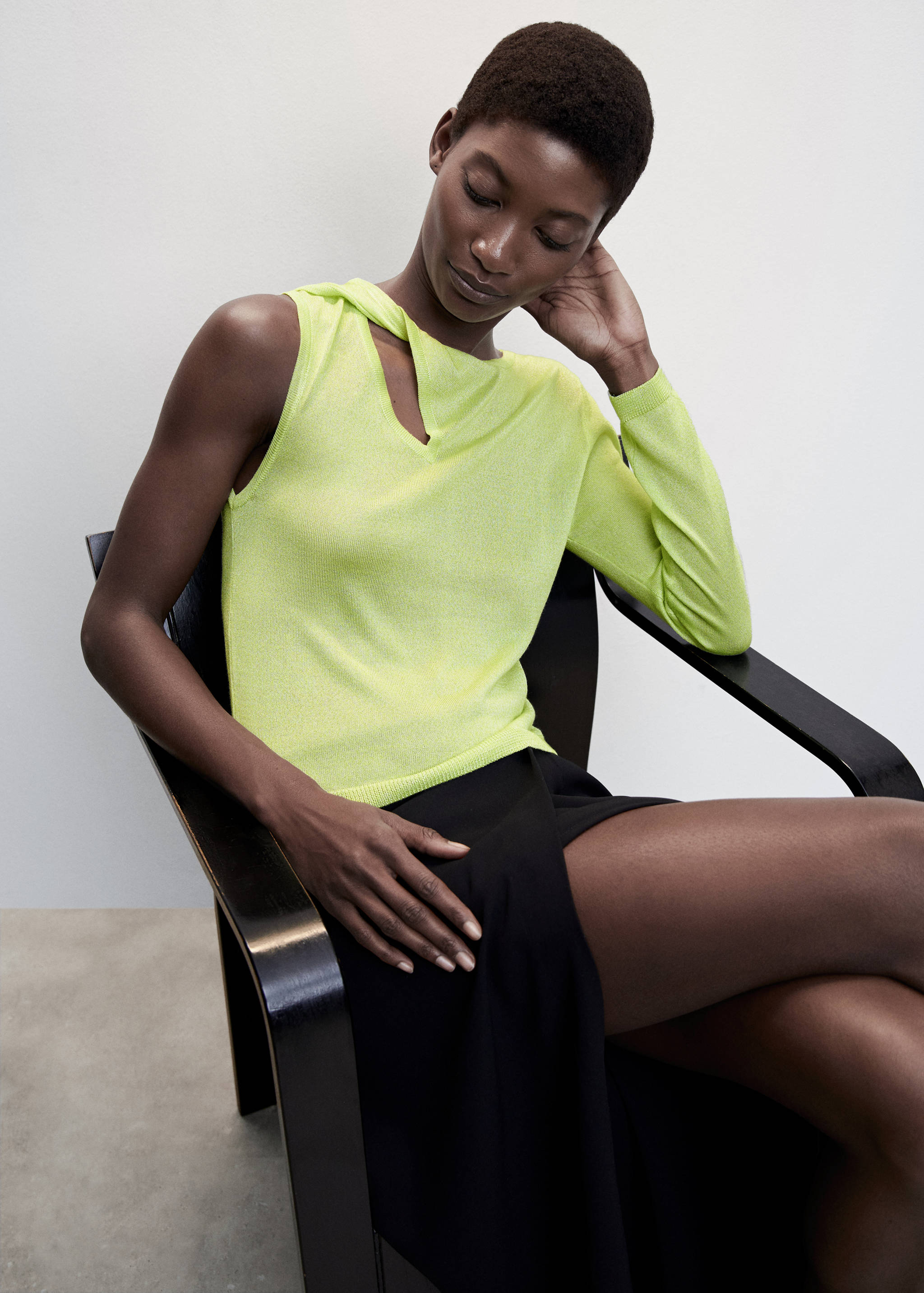 Jersey asimétrico punto fino - Detalle del artículo 2