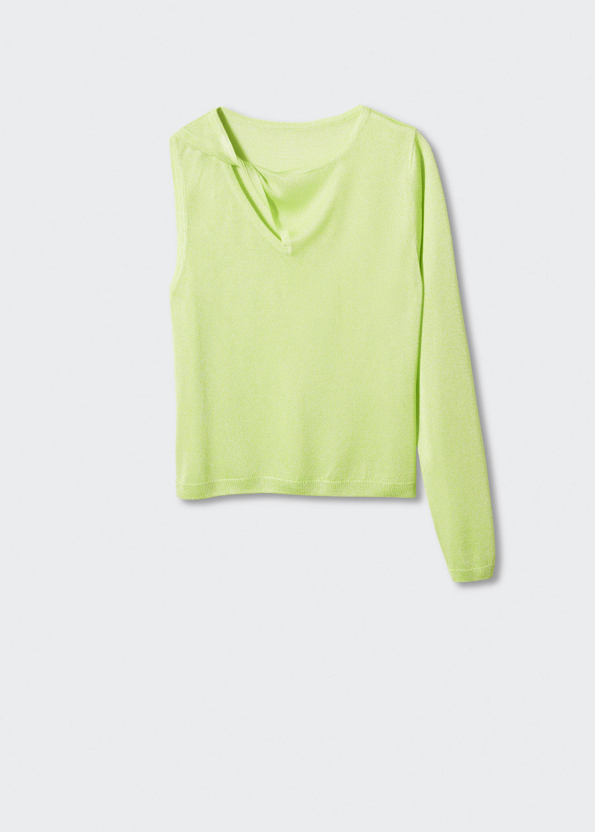 Jersey asimétrico punto fino - Artículo sin modelo