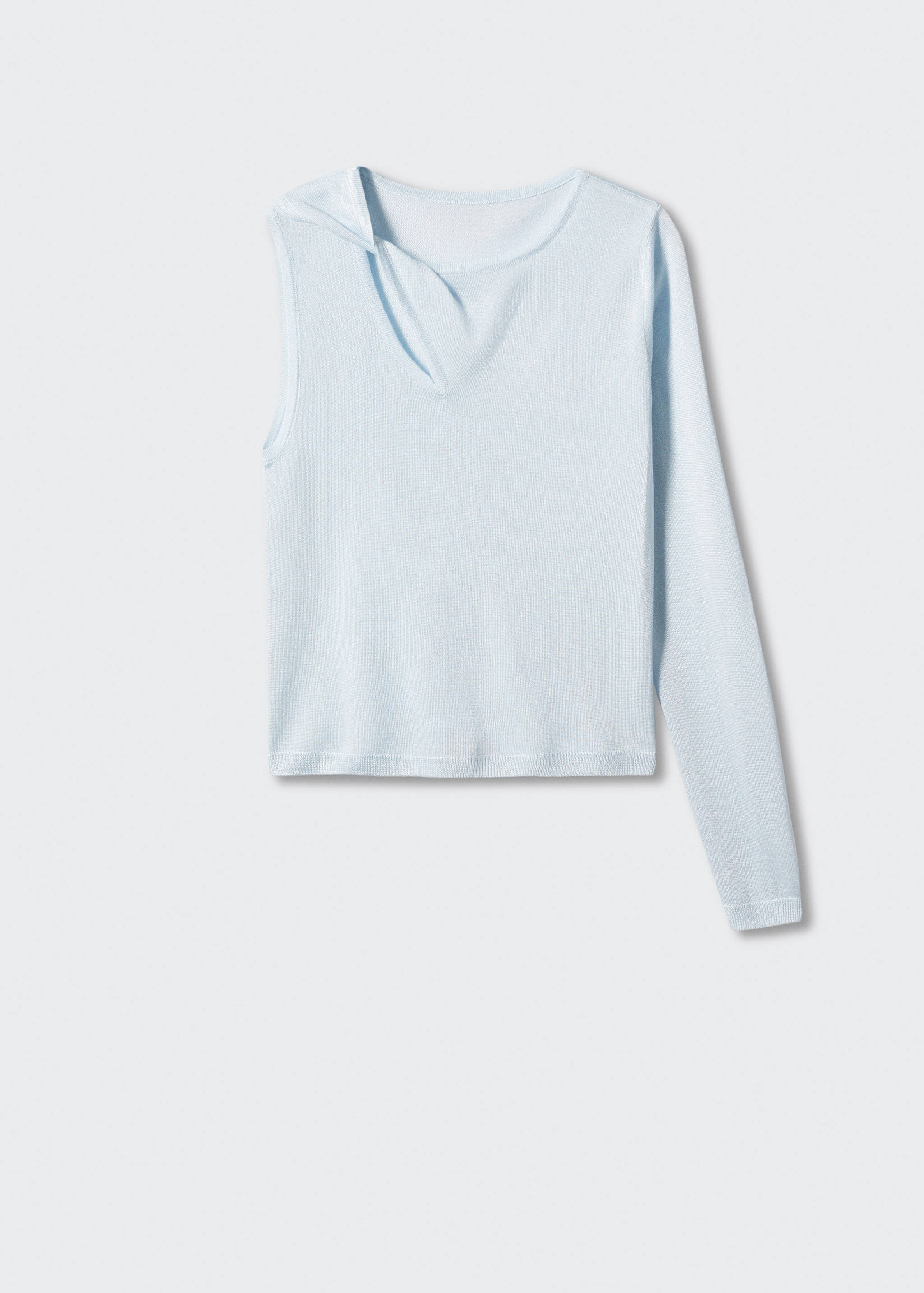 Jersey asimétrico punto fino - Artículo sin modelo