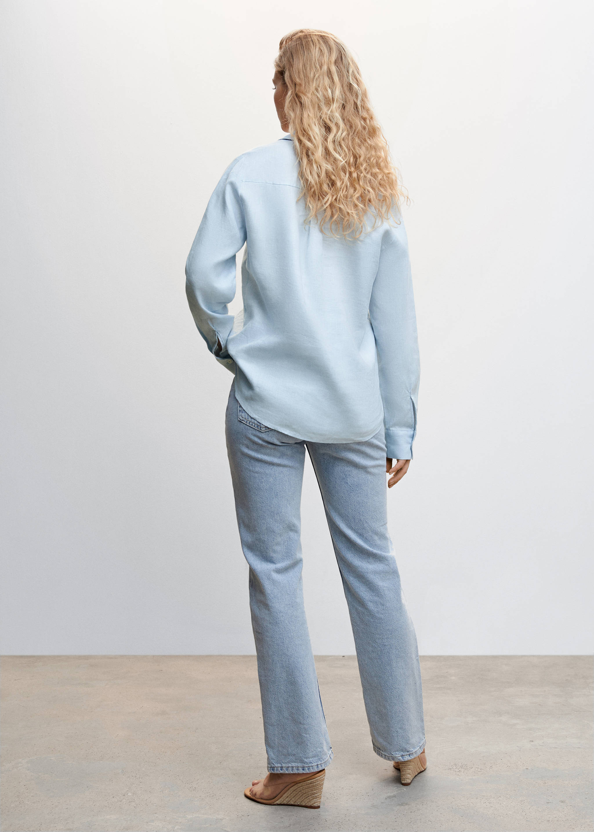 Chemise lin poche - Verso de l’article