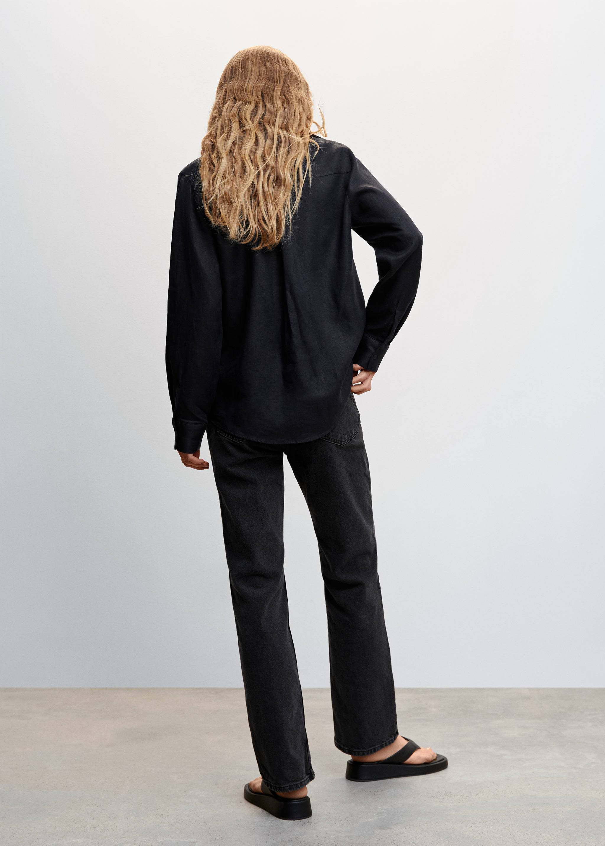 Chemise lin poche - Verso de l’article