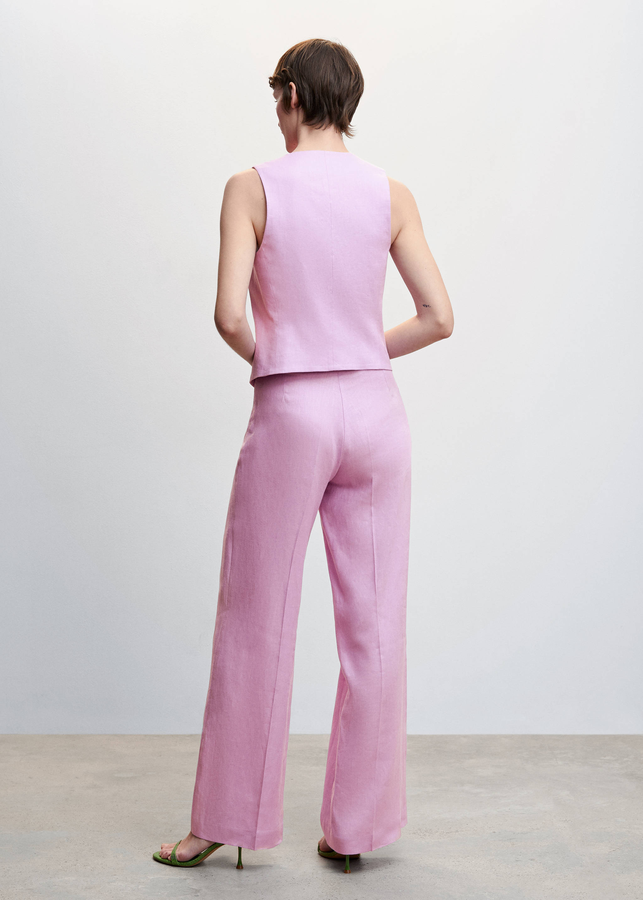 Pantalons wideleg 100% lli - Revers de l'article