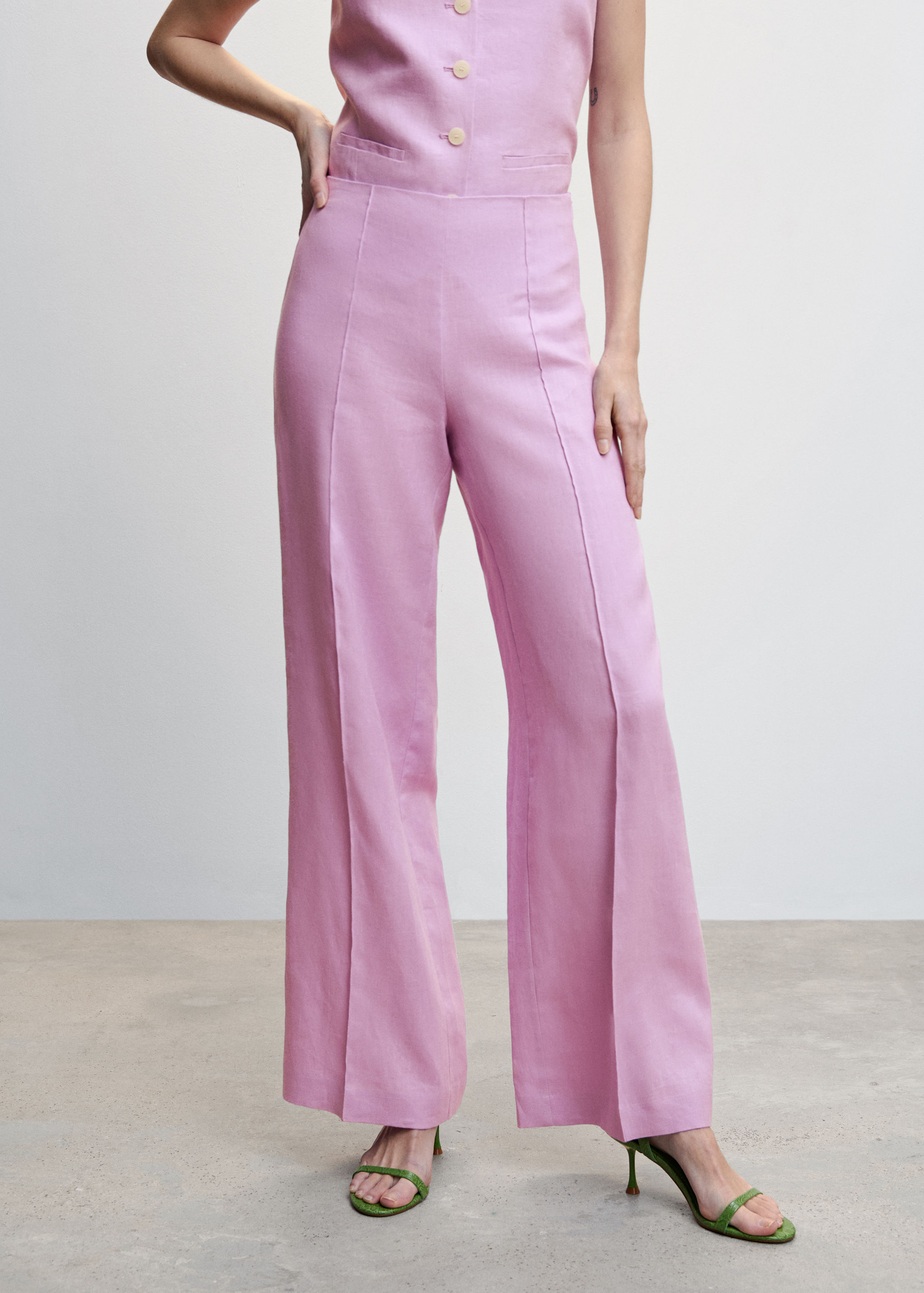 Pantalons wideleg 100% lli - Pla mig