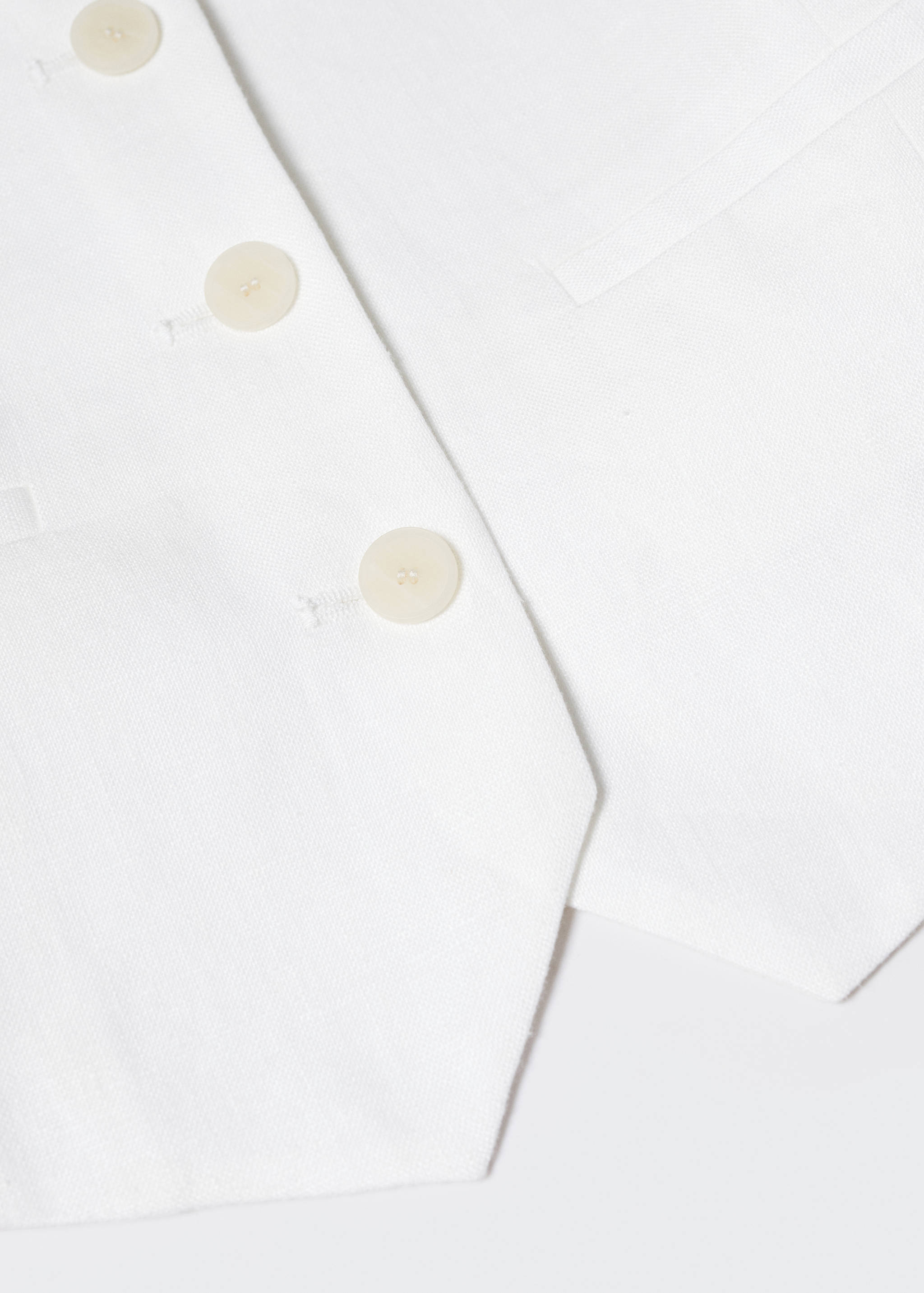 100% linen vest - Details of the article 8