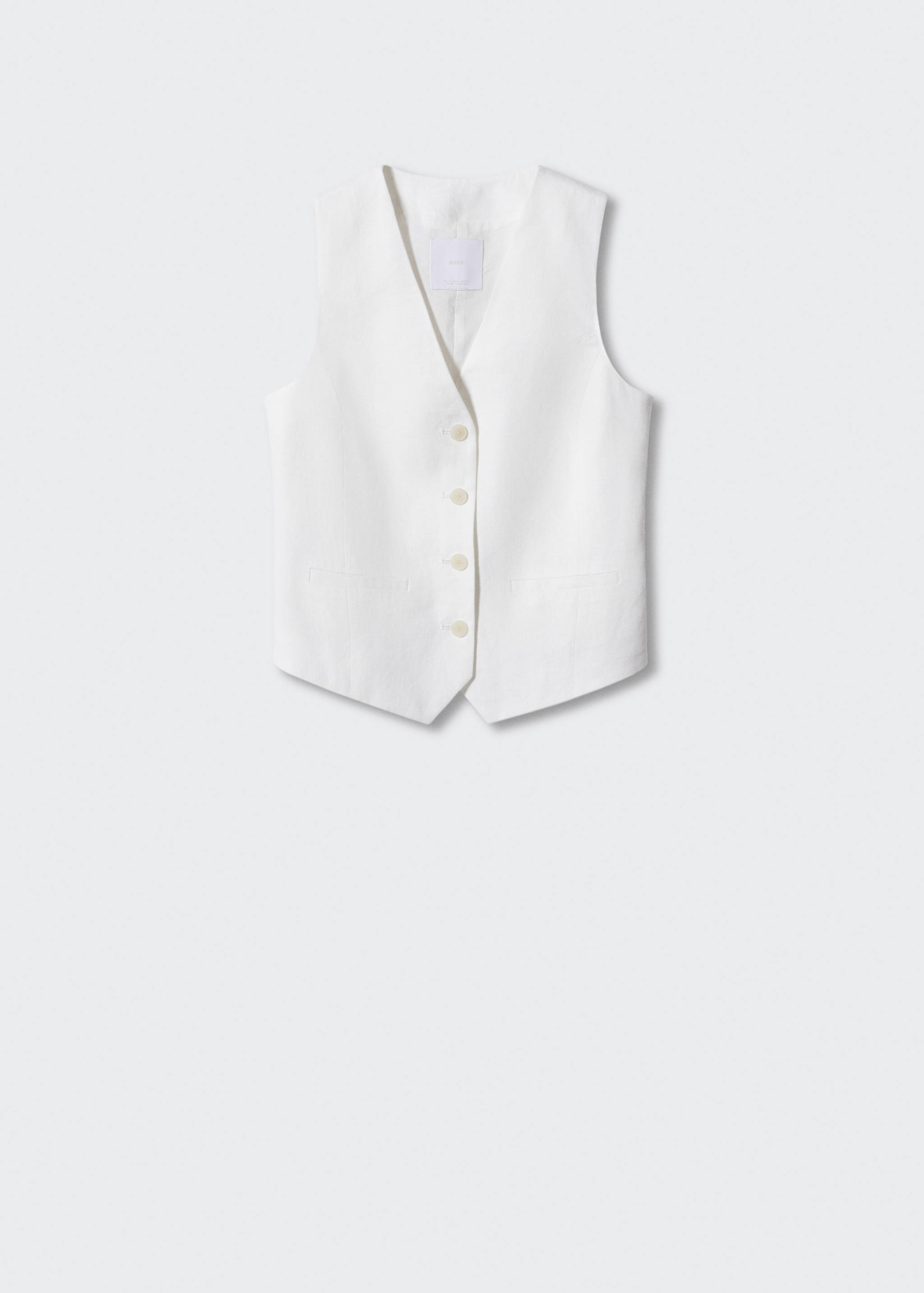 100% linen vest - Article without model