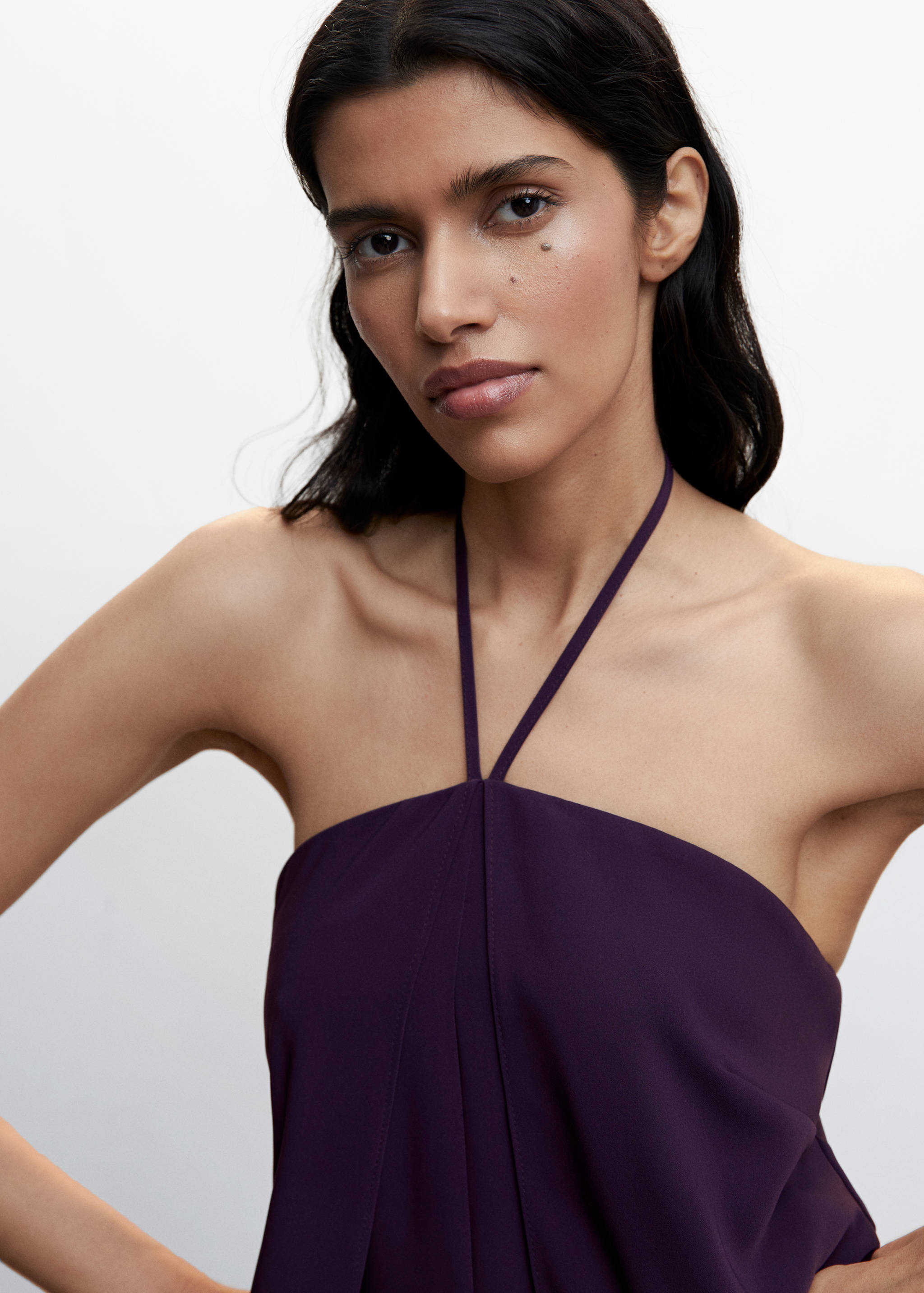 Halterjumpsuit met open rug - Detail van het artikel 1