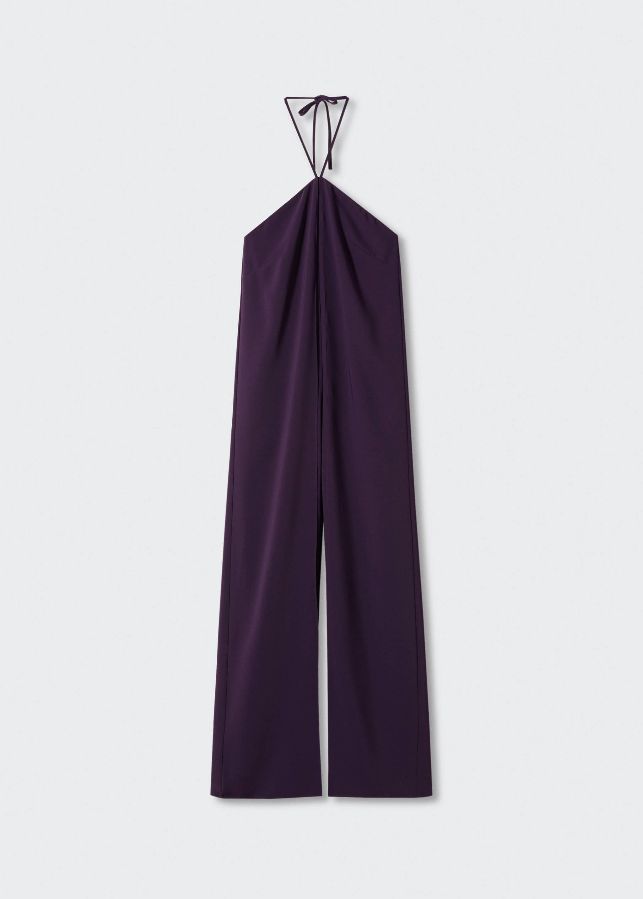 Halterjumpsuit met open rug - Artikel zonder model