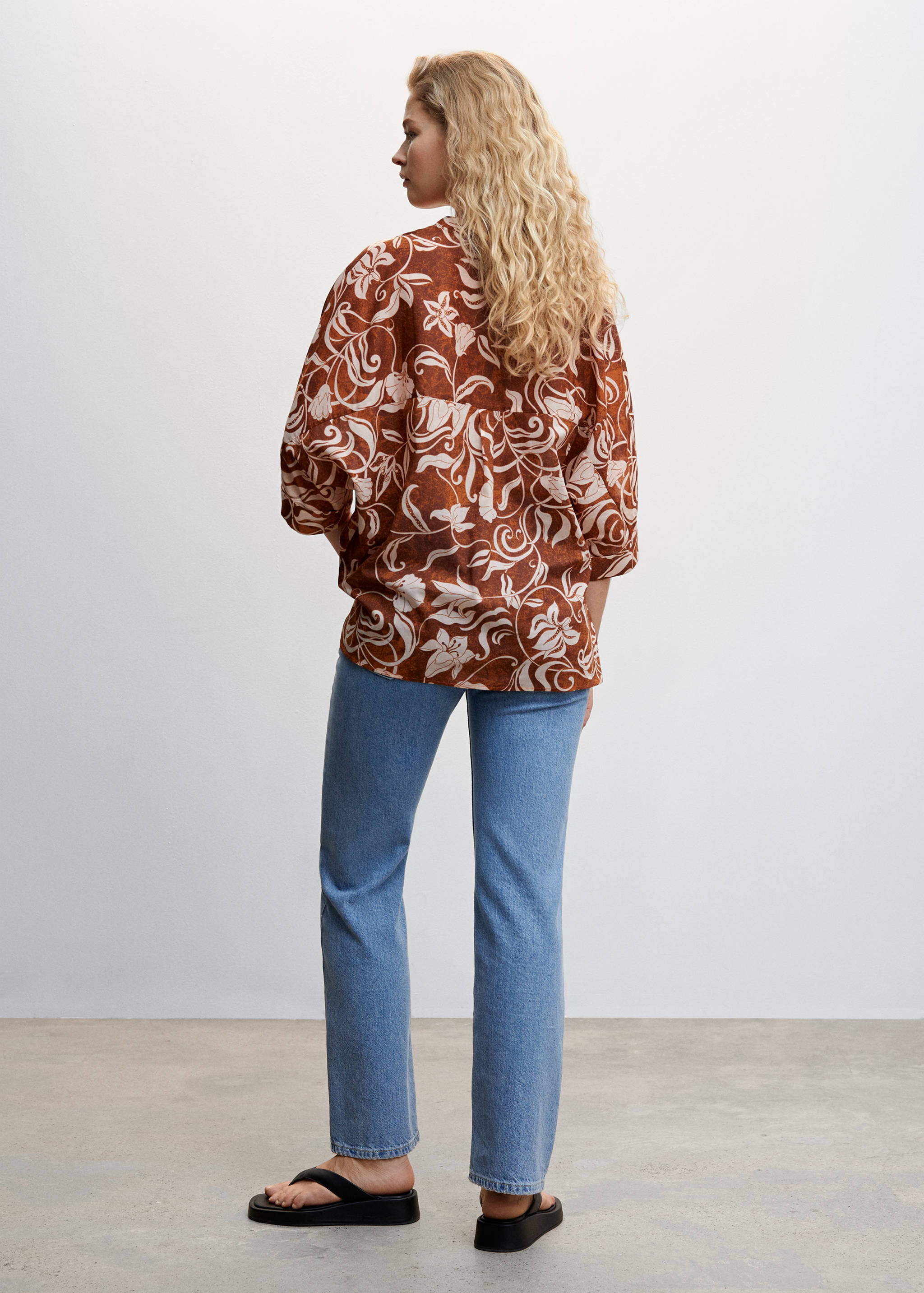 Blouse en imprimé floral - Verso de l’article