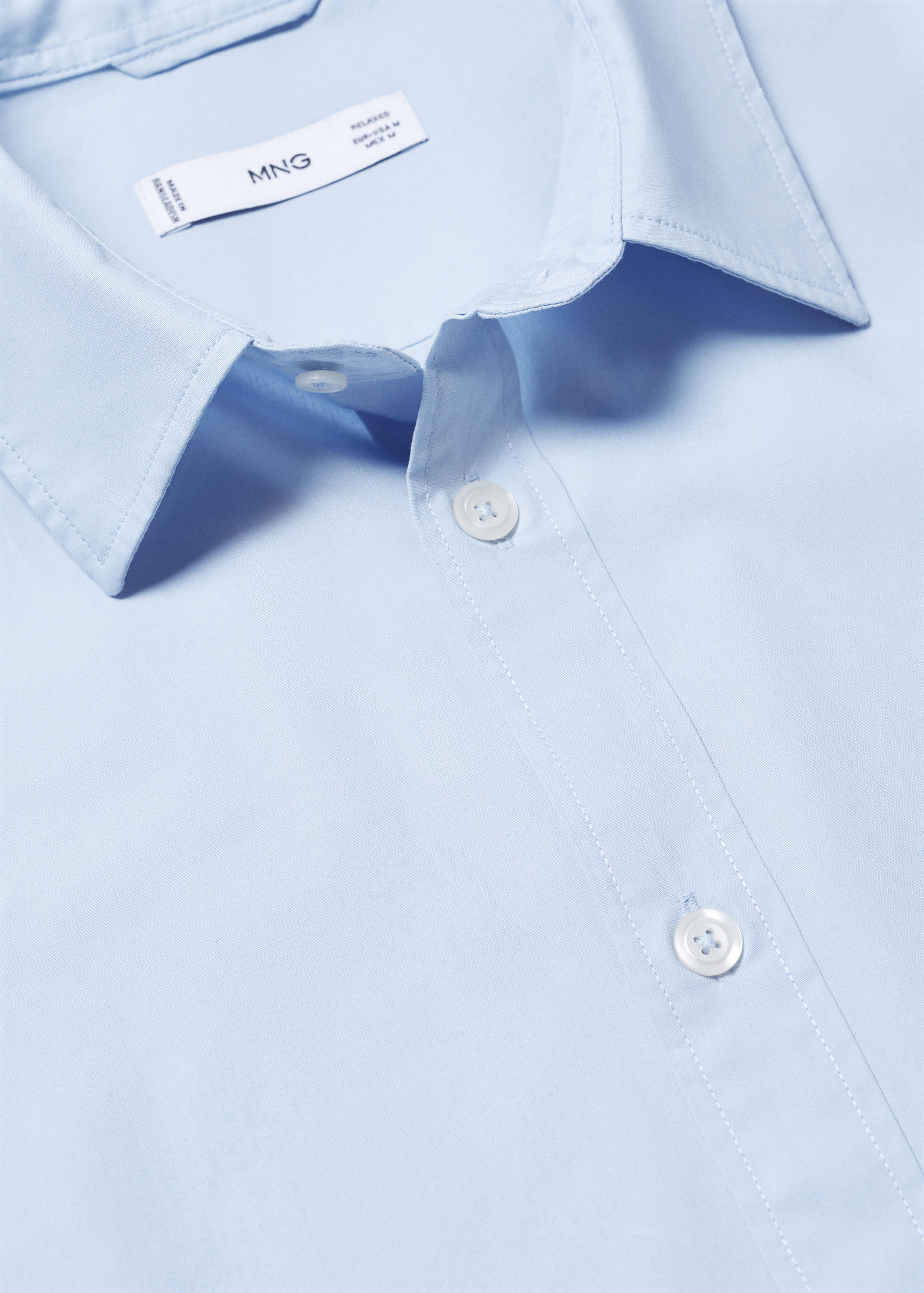 Regular-fit cotton short-sleeved shirt - Details of the article 8