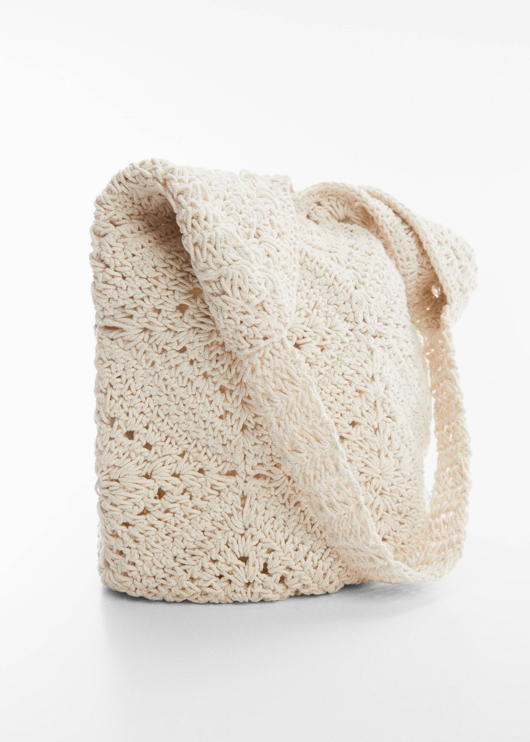 Bolso saco crochet - Plano medio