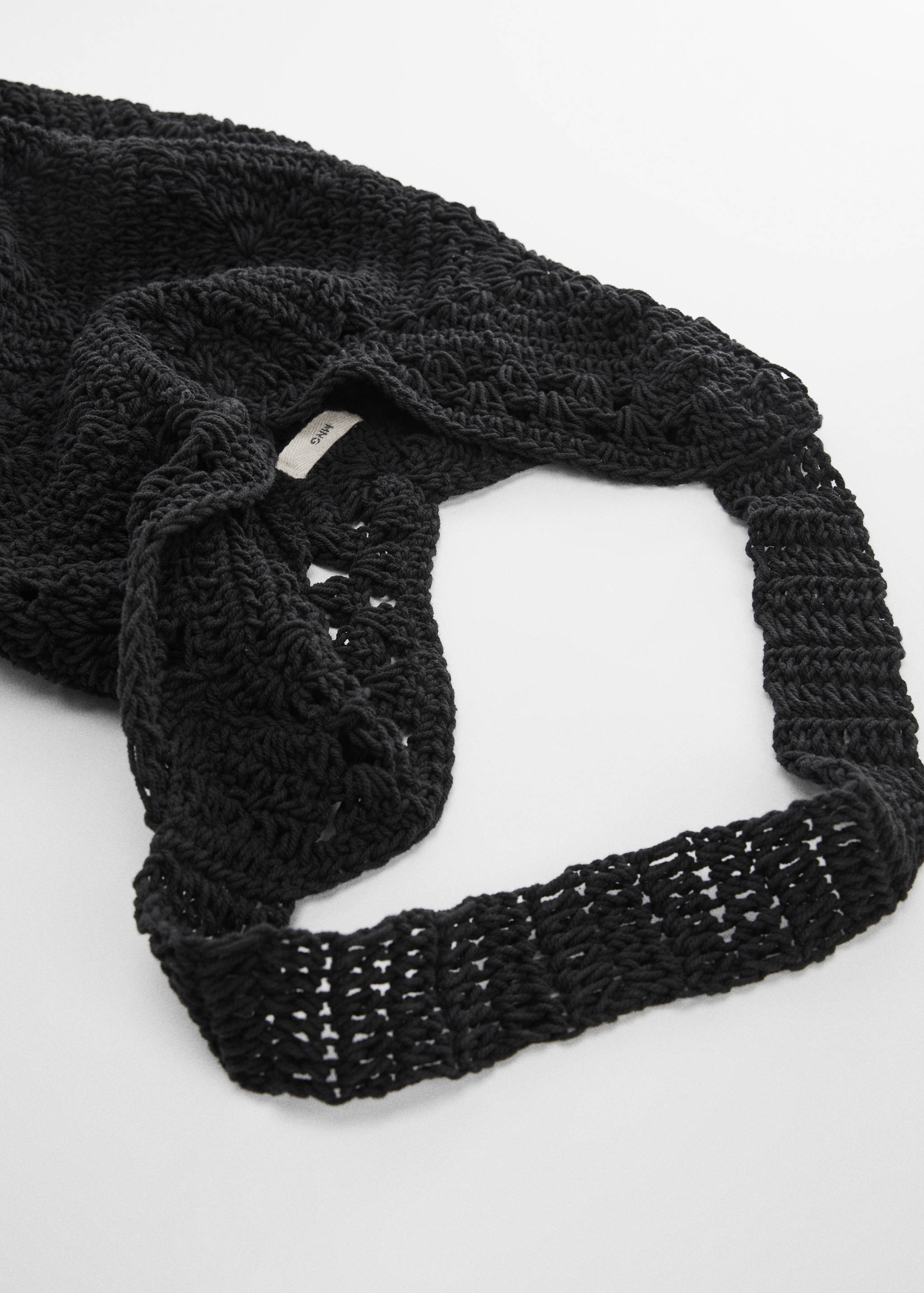 Bolso saco crochet - Plano medio