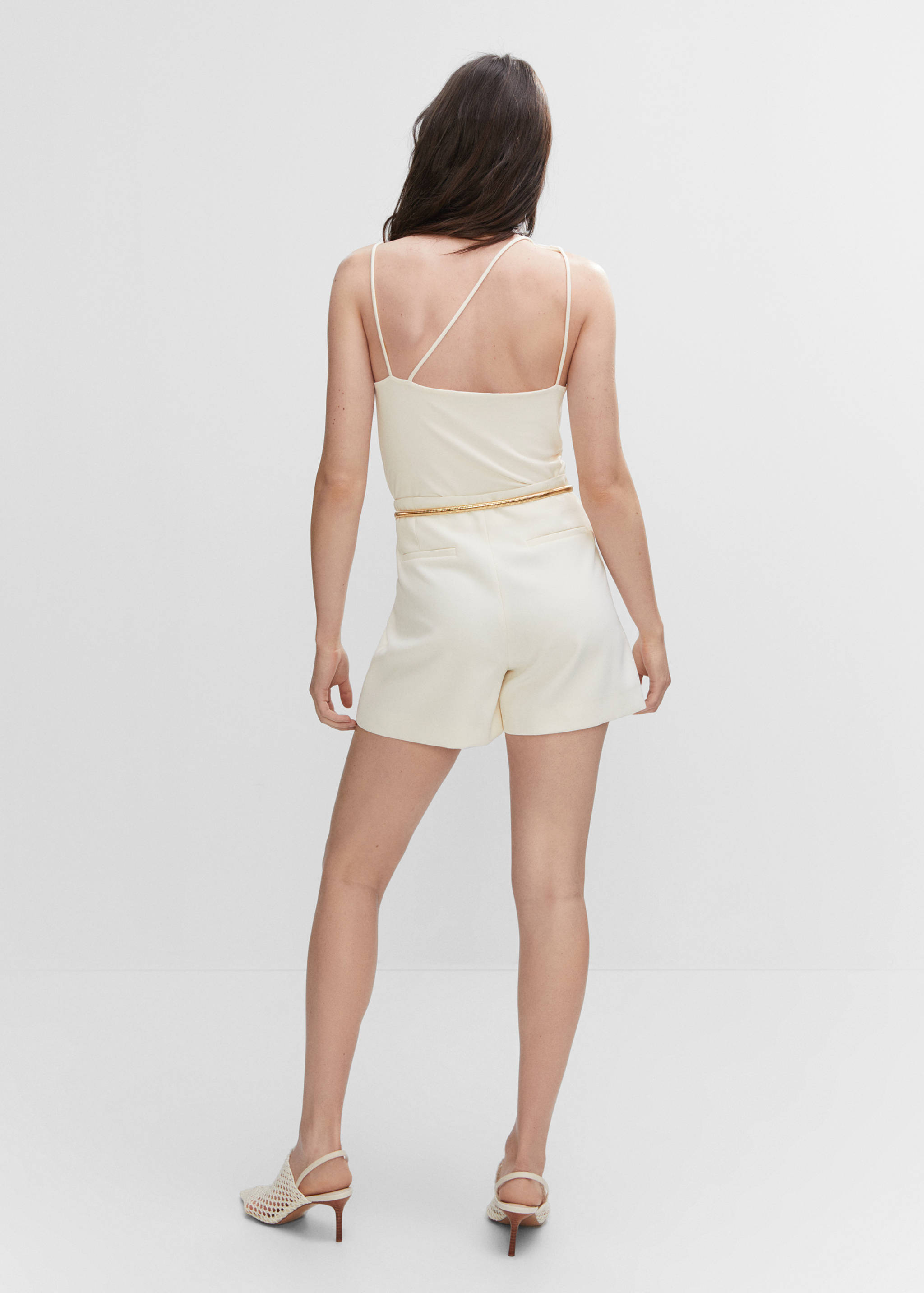 Top asimètric coll drapejat - Revers de l'article