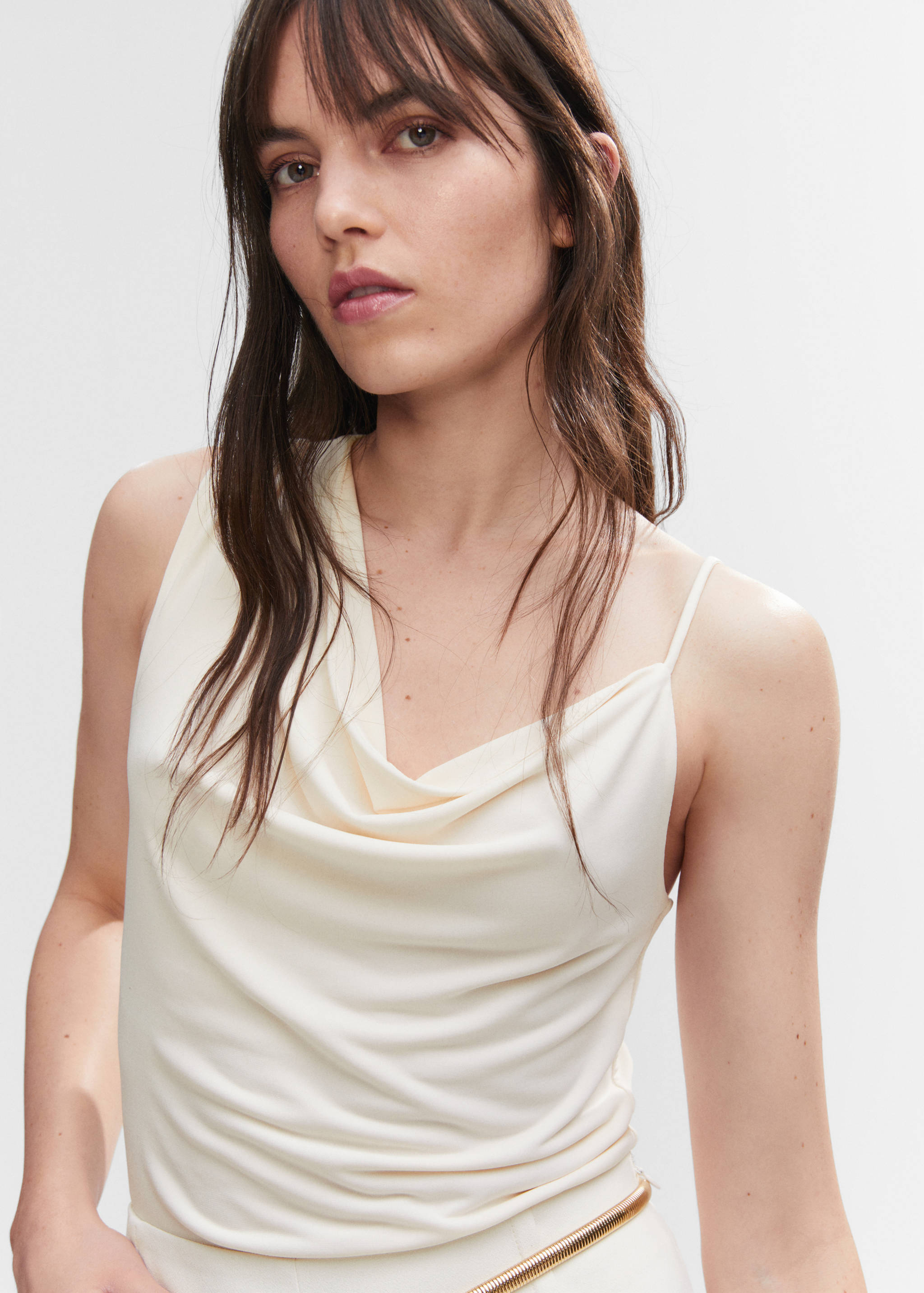 Top asimètric coll drapejat - Detall de l'article 1