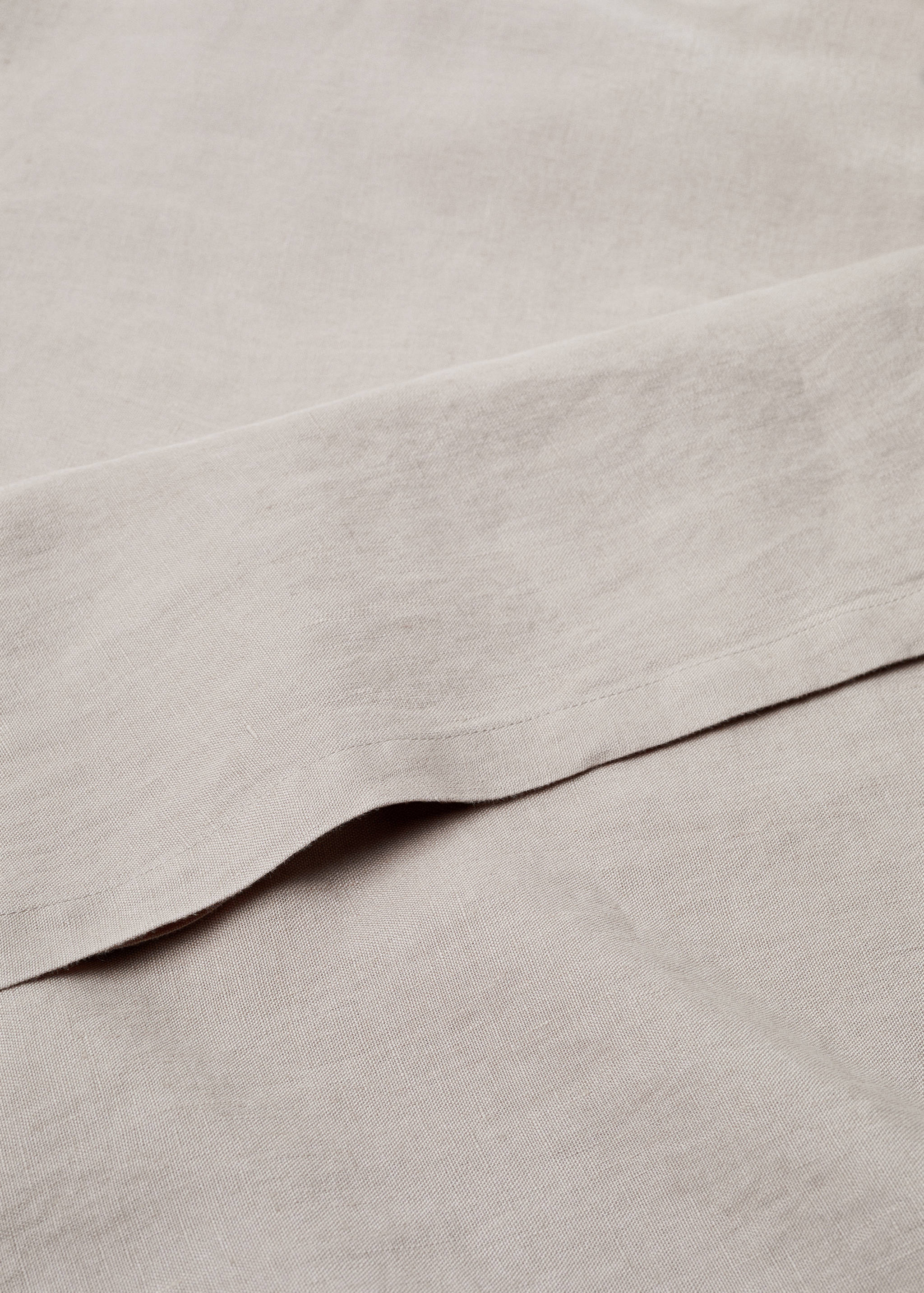 100% linen flat sheet Superking bed - Details of the article 1