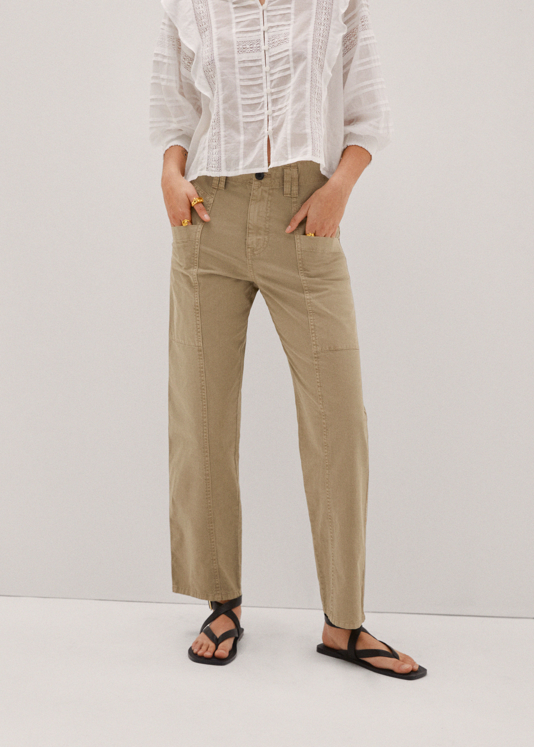 Texans cargo butxaques - Pla mig