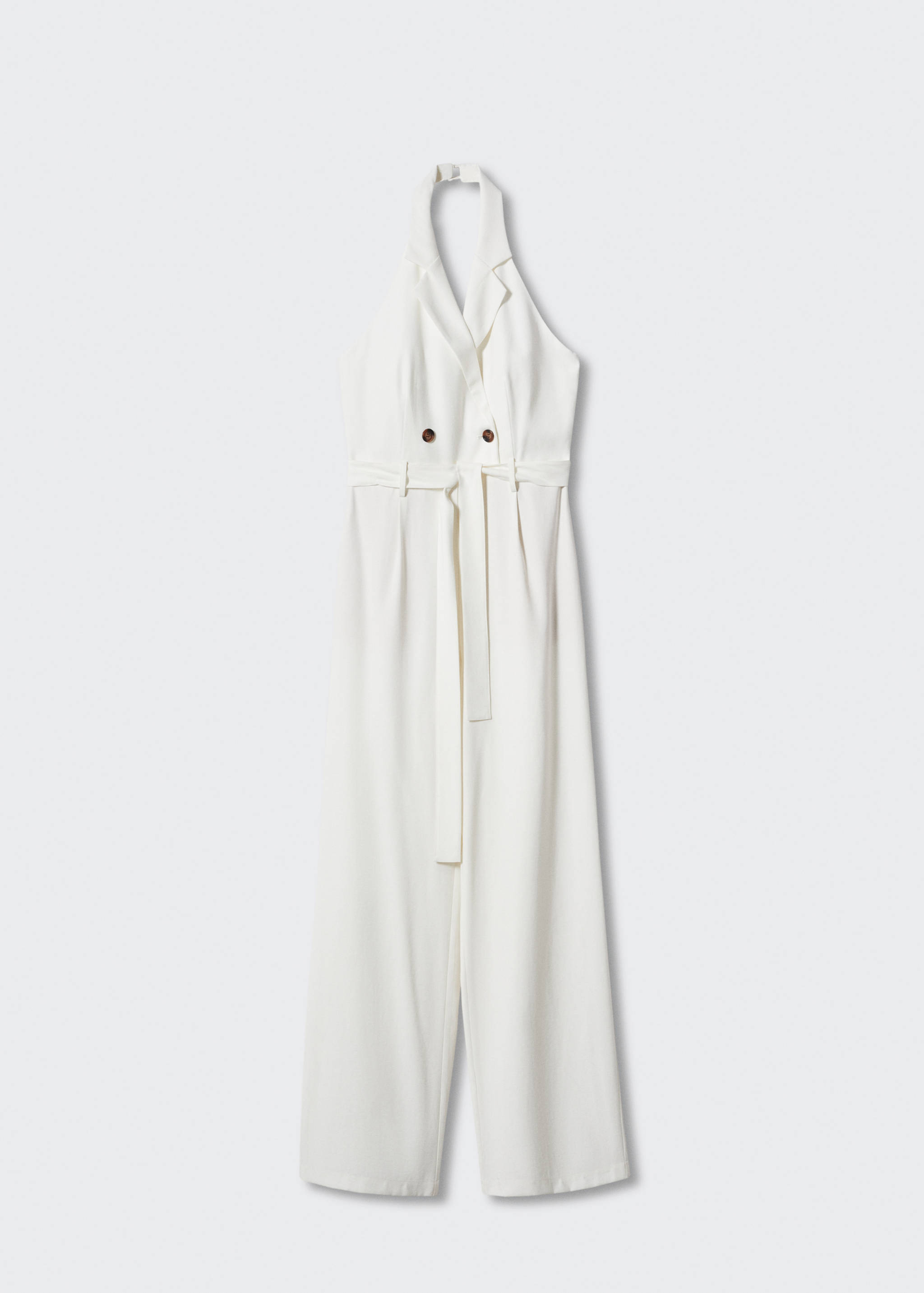 Halterjumpsuit met open rug - Artikel zonder model