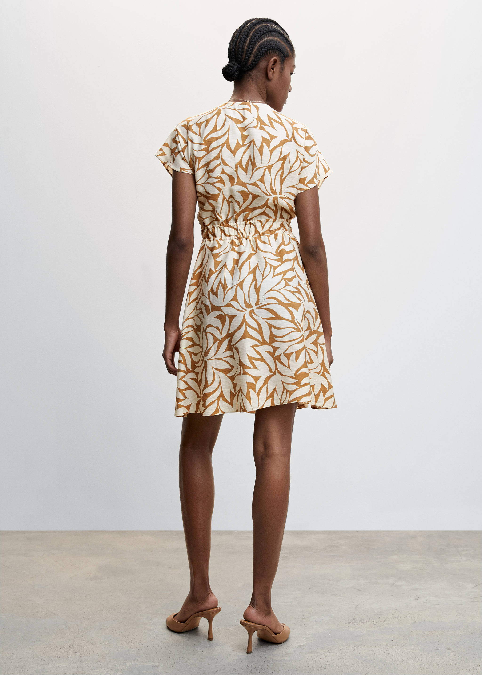 Vestit estampat doble llaç - Revers de l'article