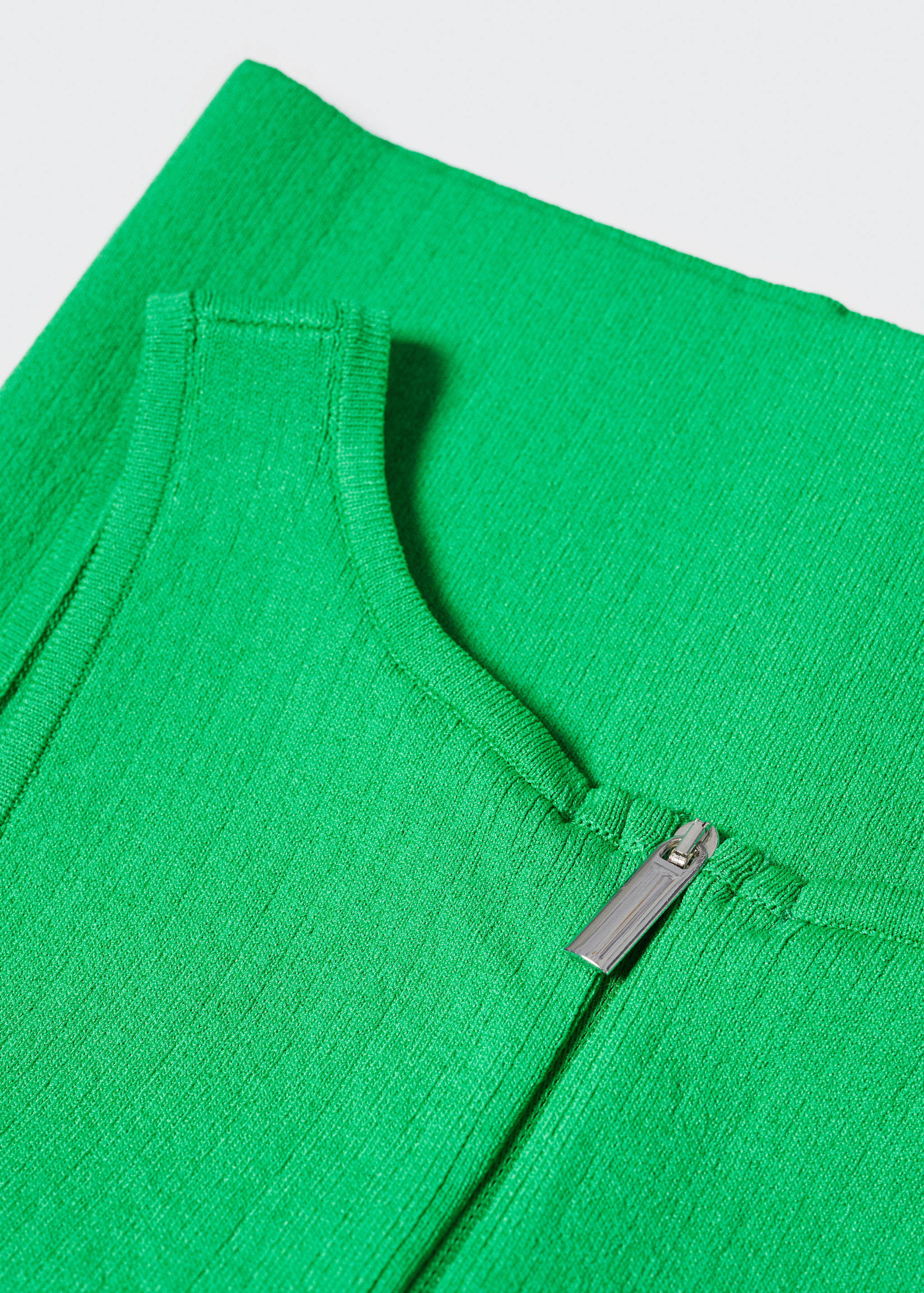 Top maglia a coste zip - Dettaglio dell'articolo 8