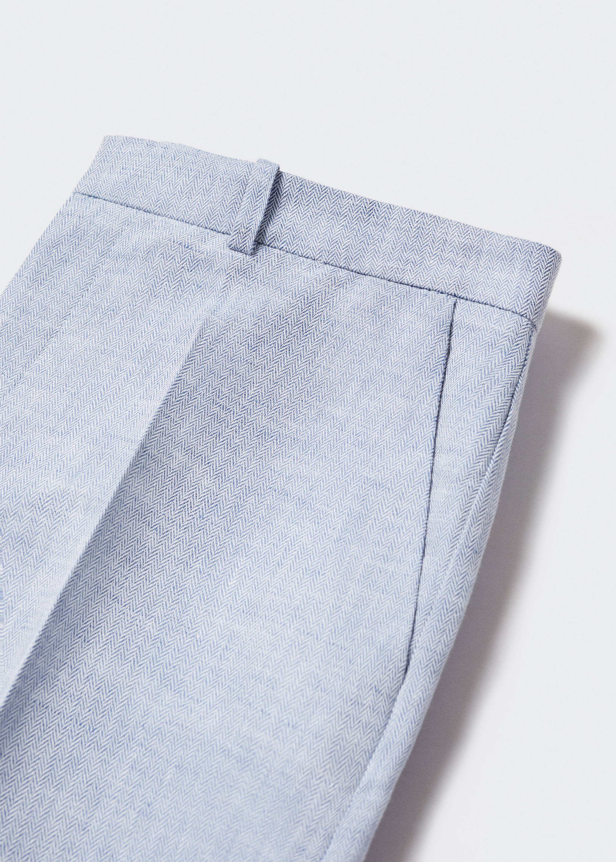 Pantalon lin texturé - Détail de l'article 8