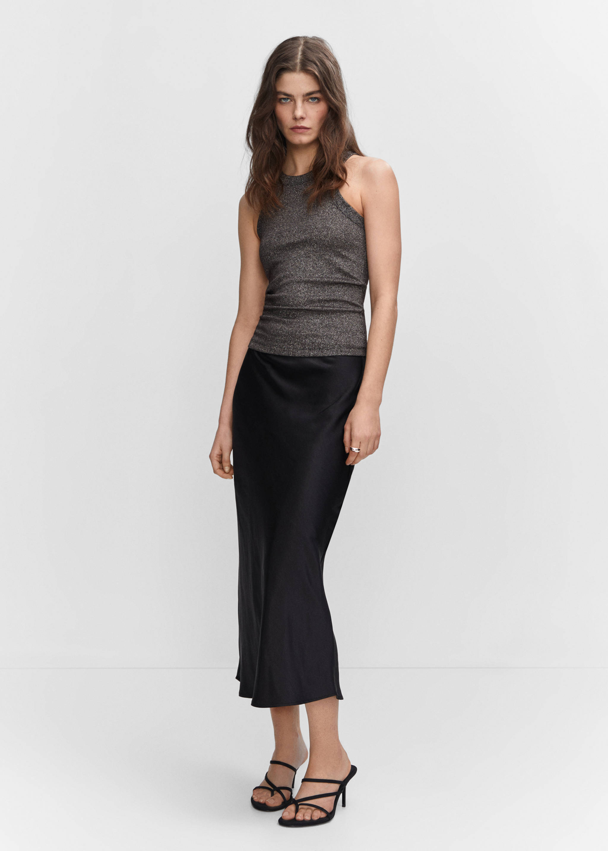 Top canalé metal·litzat - Pla general