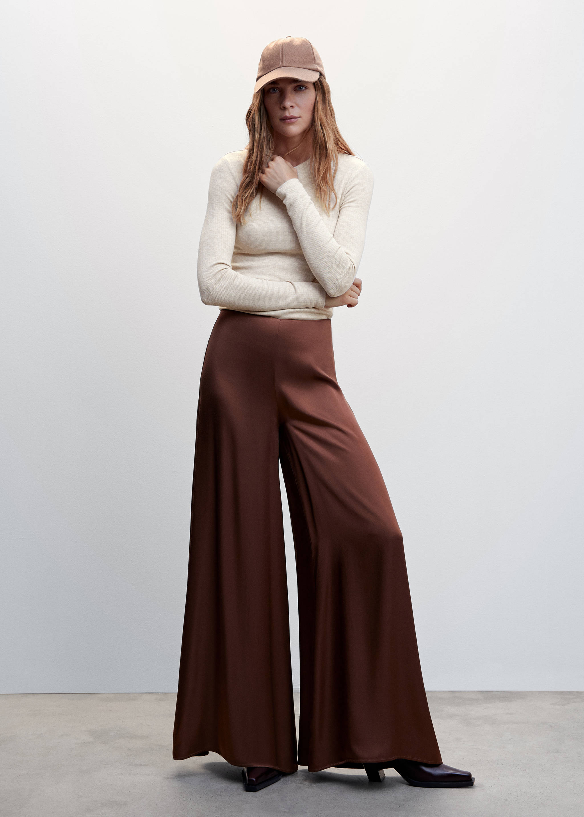 T-shirt maille côtelée - Plan général