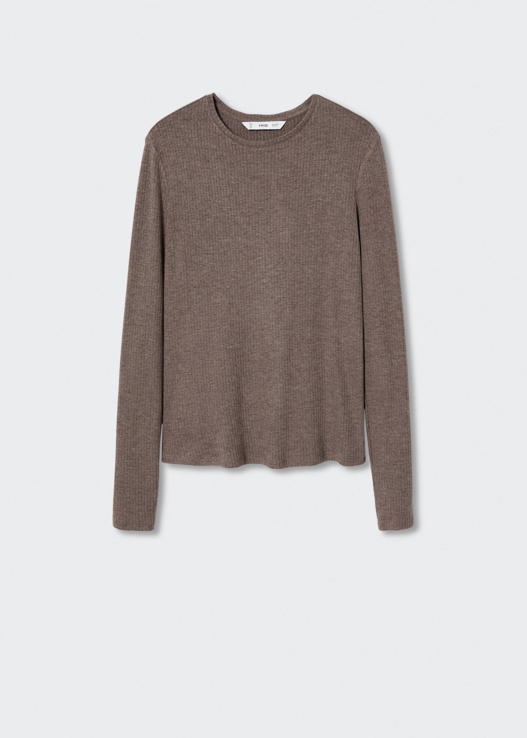 T-shirt maille côtelée - Article sans modèle