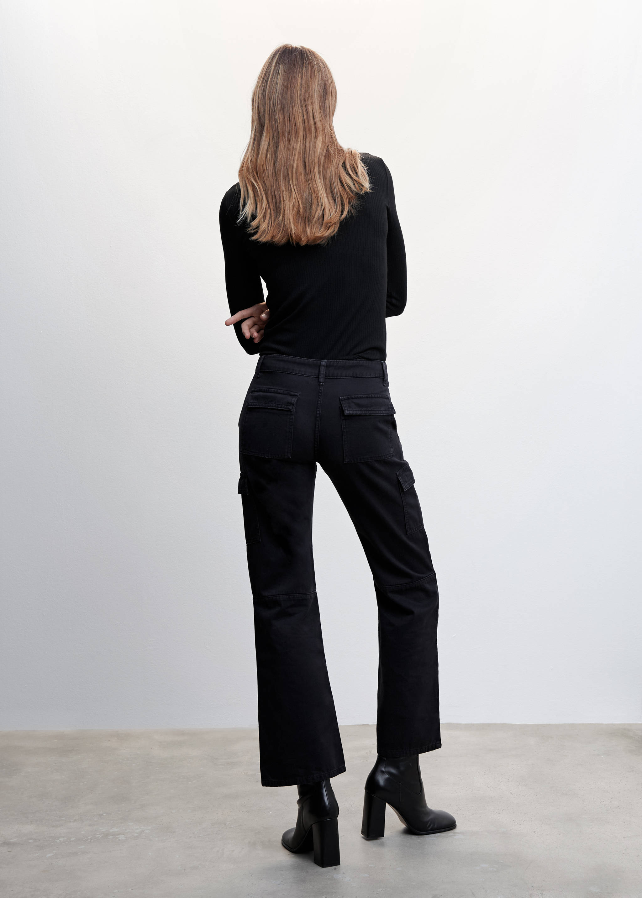 T-shirt maille côtelée - Verso de l’article