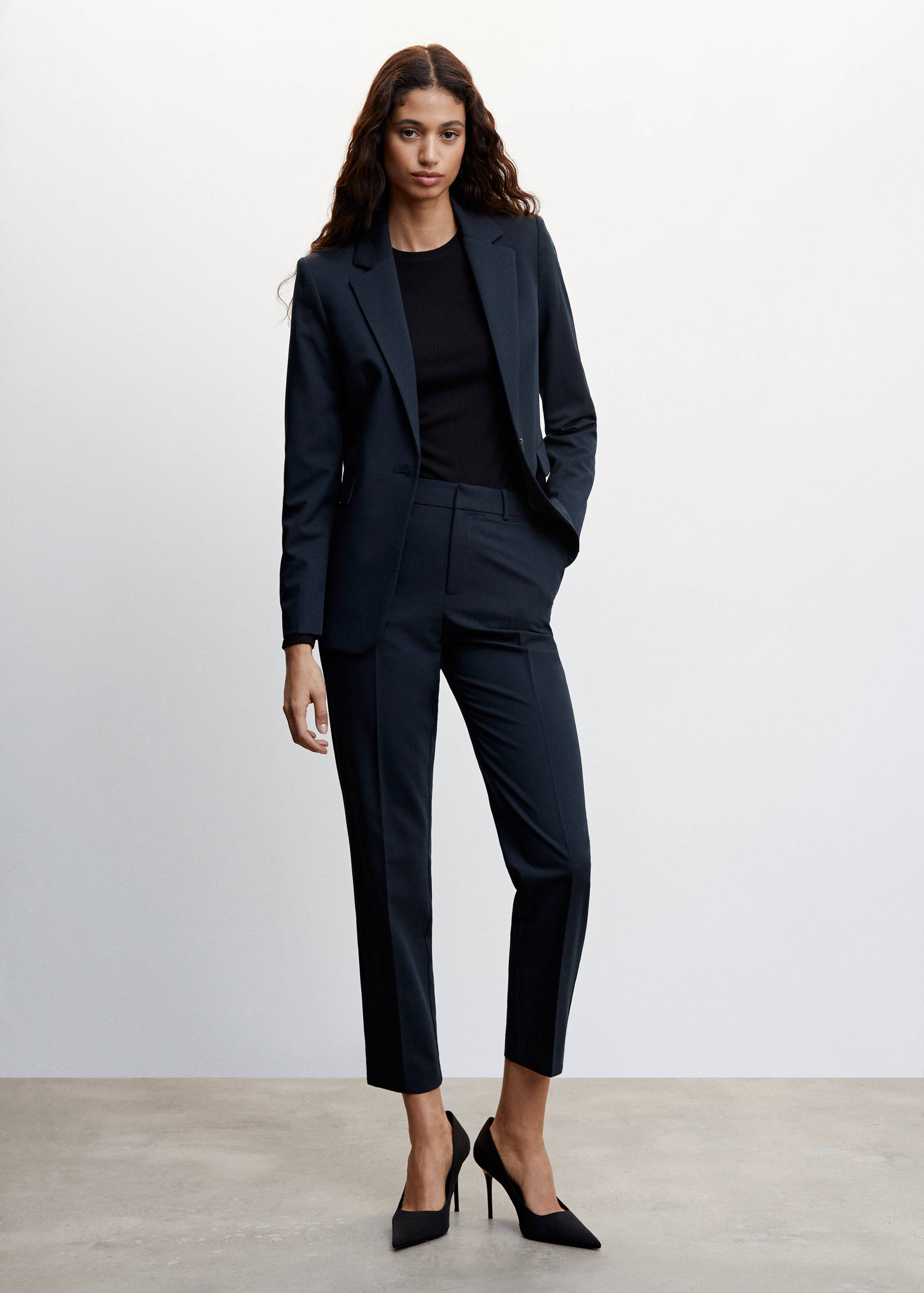 Vypasované oblekové sako - Celkový náhled