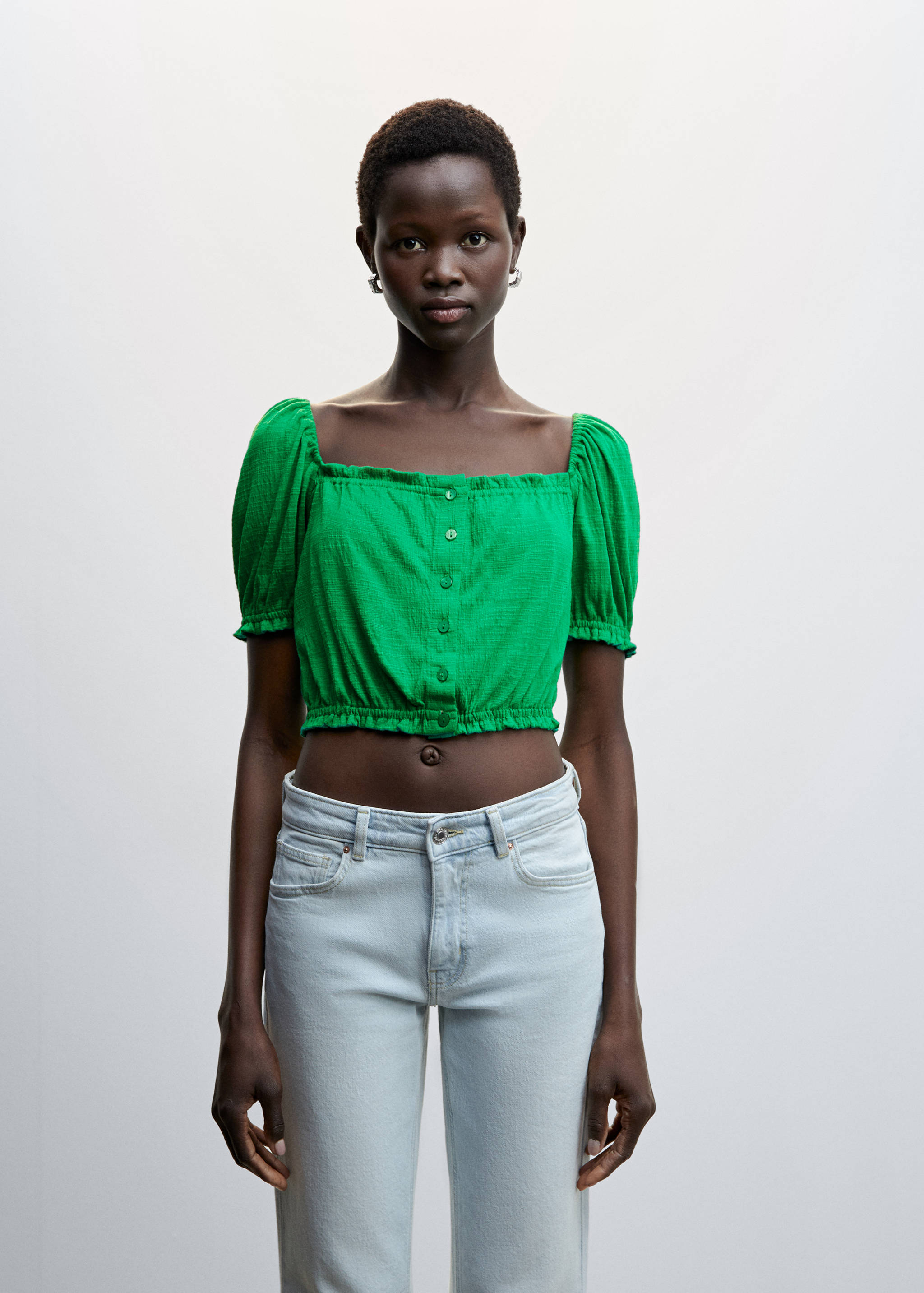 Puffed sleeves T-shirt - Medium plane