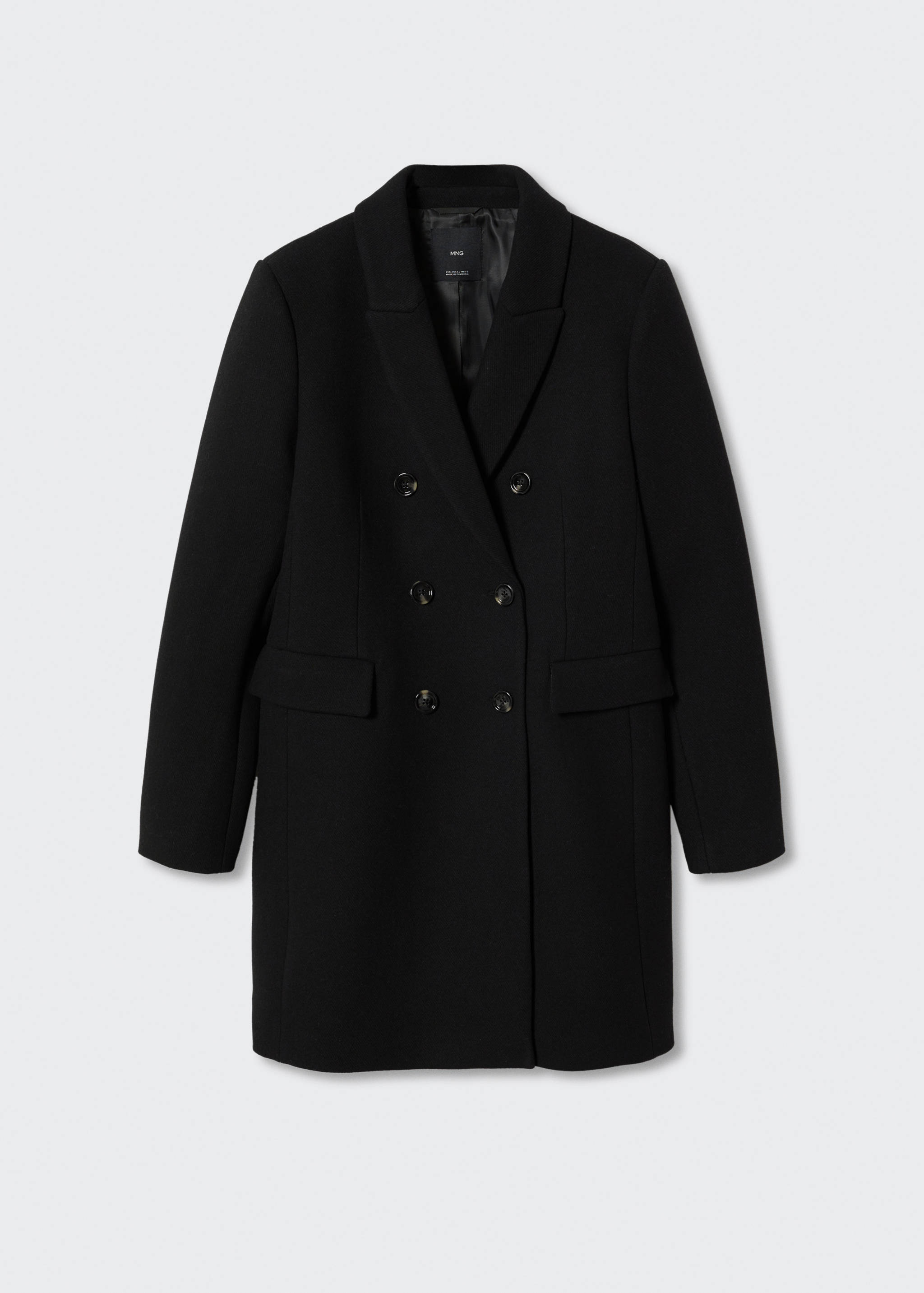 Manteau croisé laine - Article sans modèle