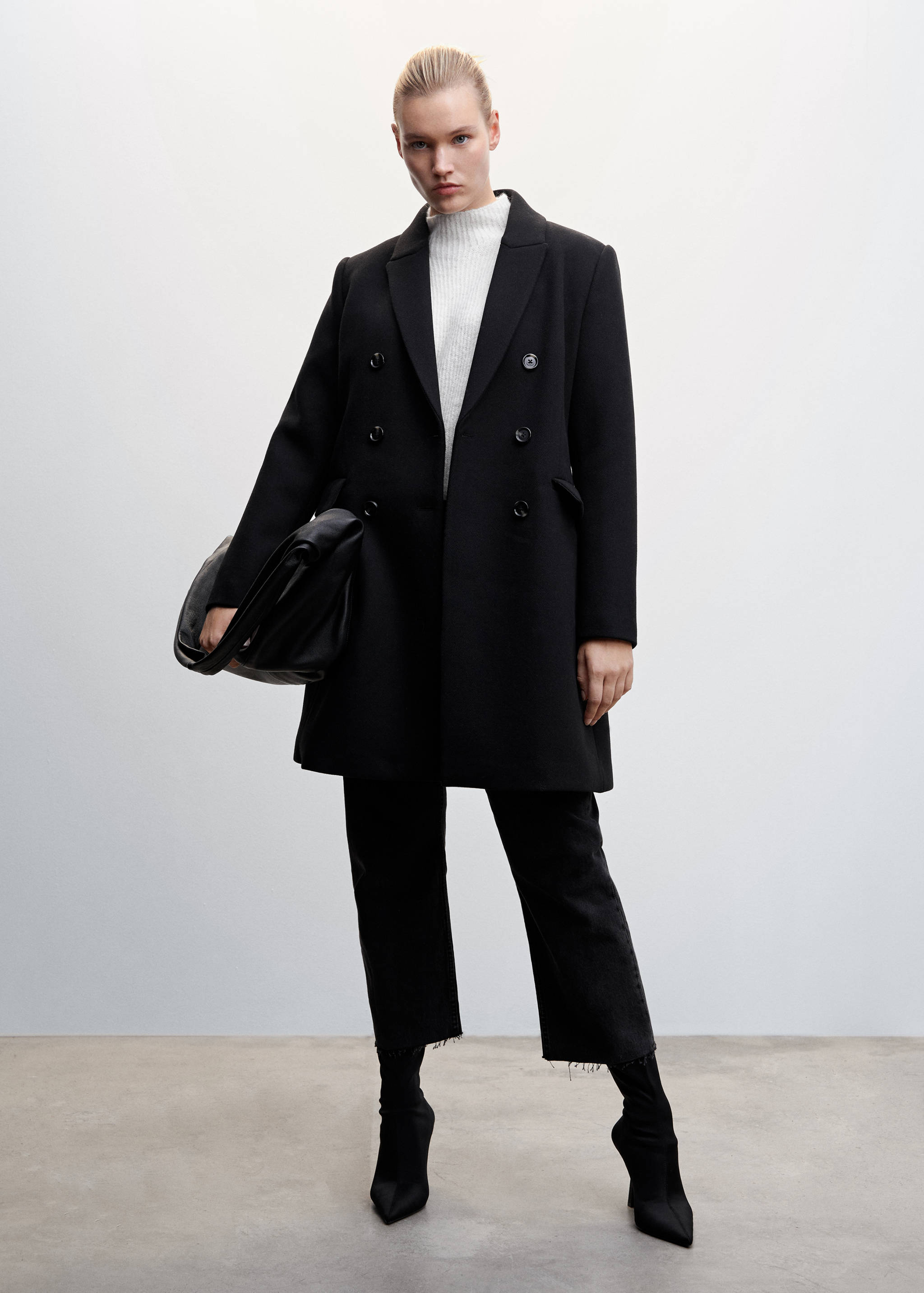 Manteau croisé laine - Détail de l'article 3