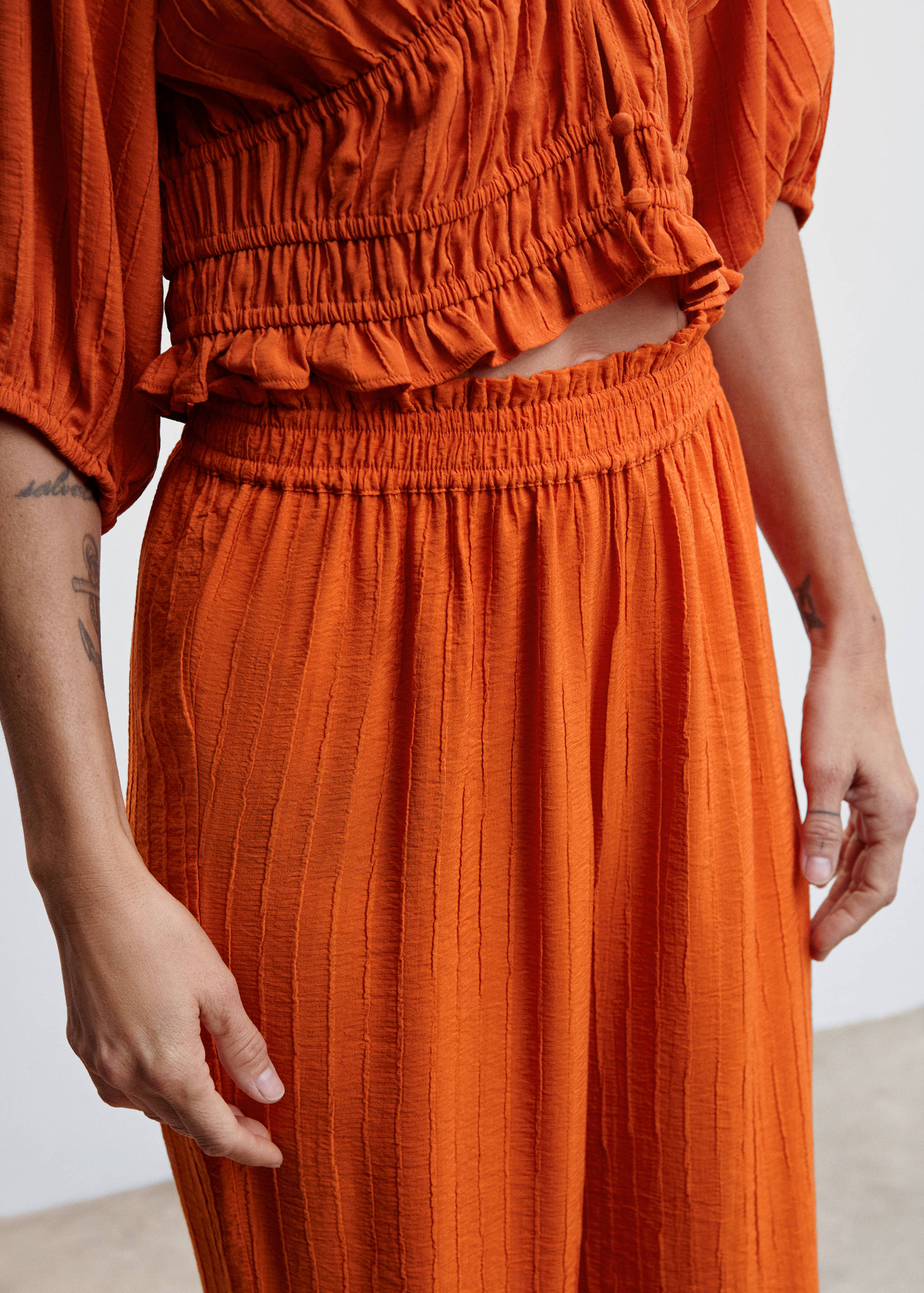 Texturierte Culotte-Hose  - Detail des Artikels 1