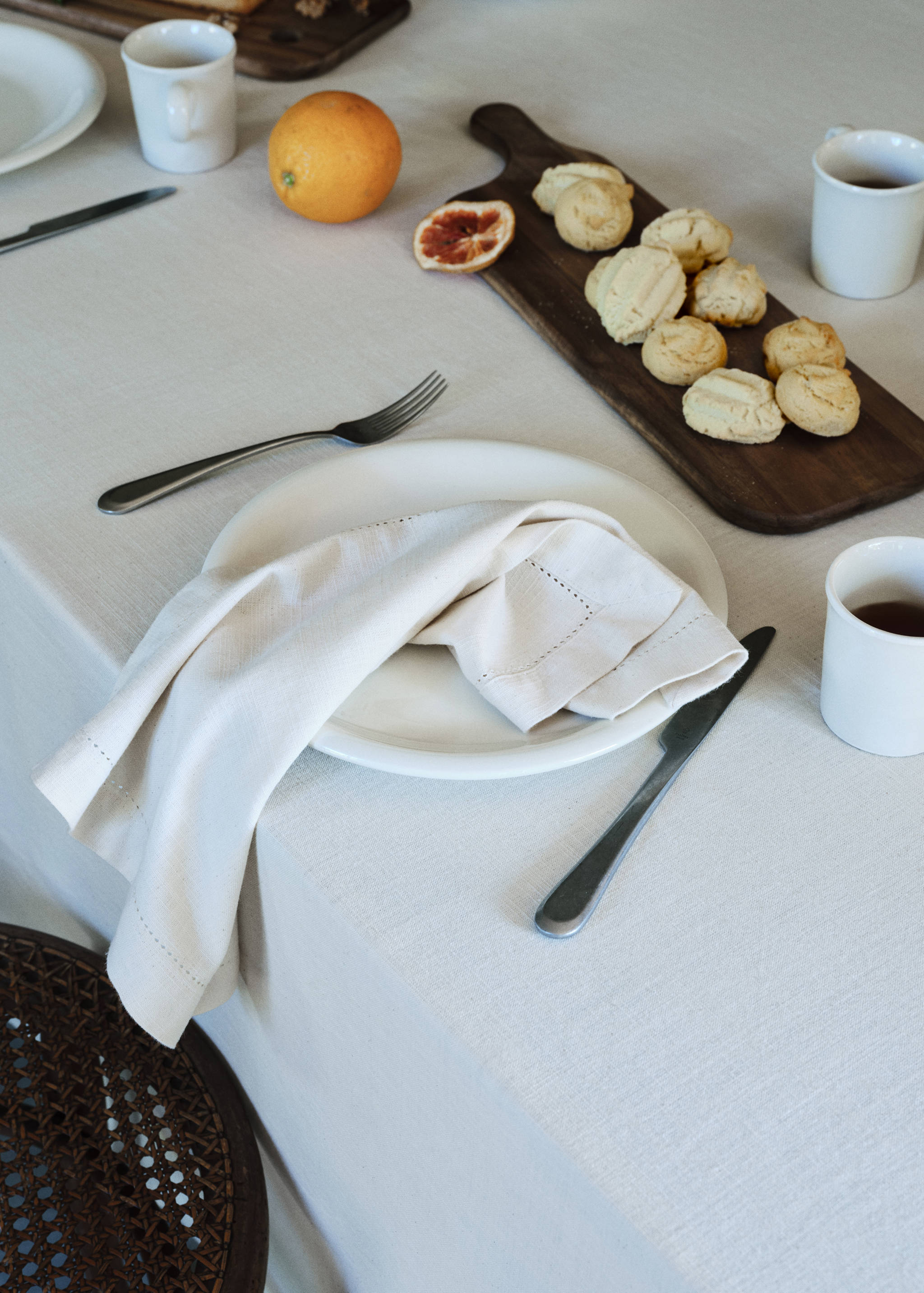 Napkin with hemstitch detail  - Details of the article 8