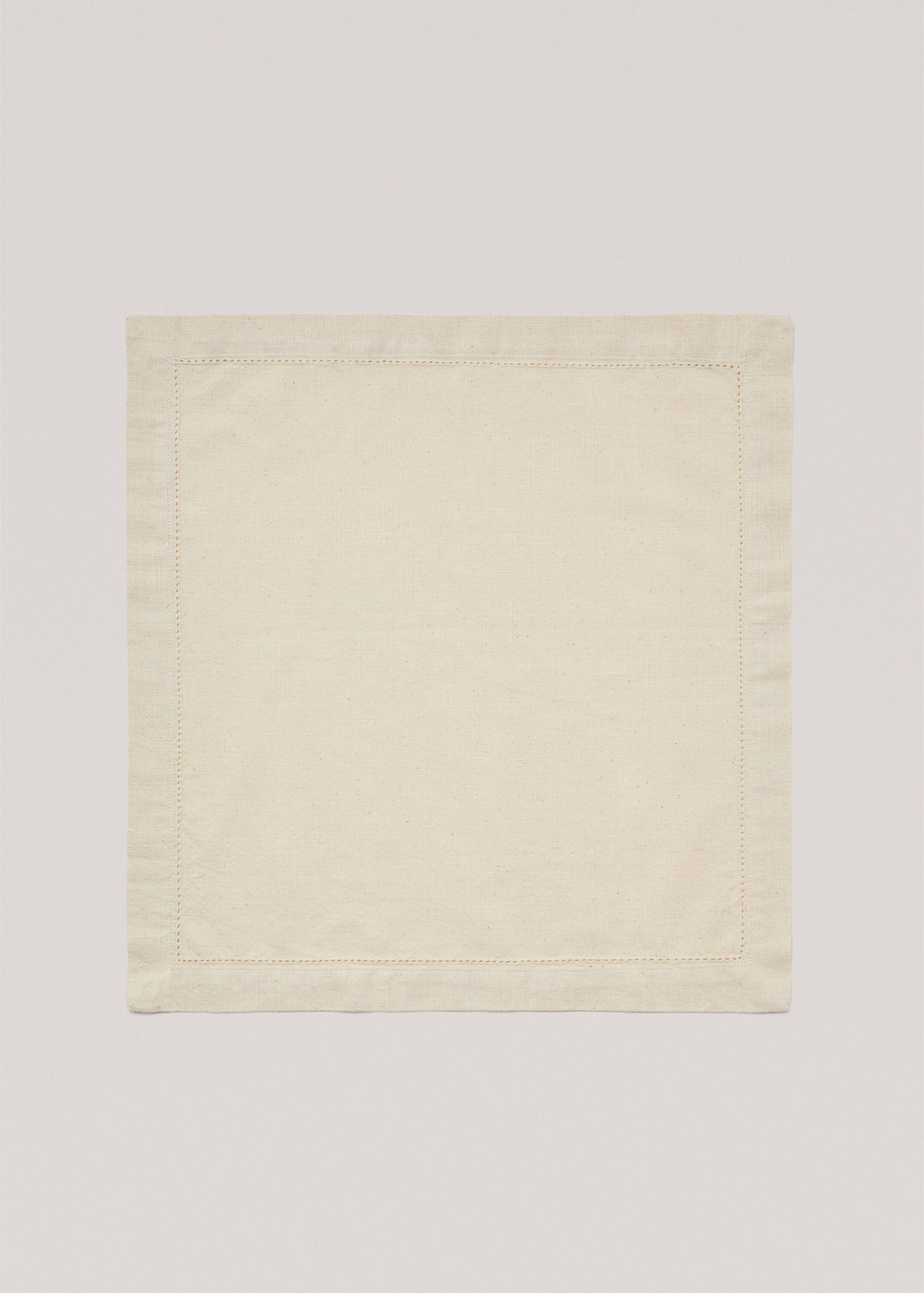 Napkin with hemstitch detail  - Article without model