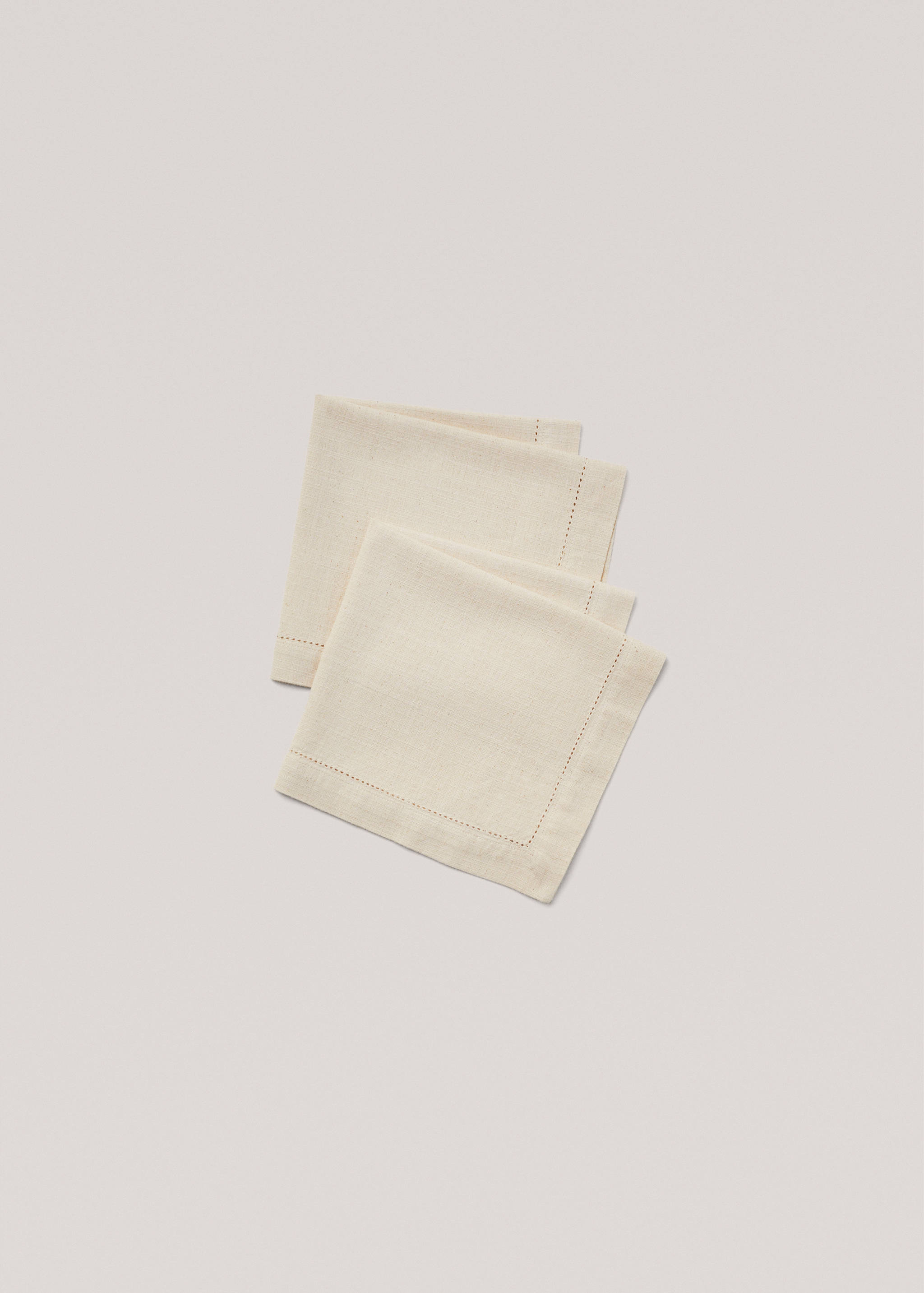 Napkin with hemstitch detail  - Details of the article 1