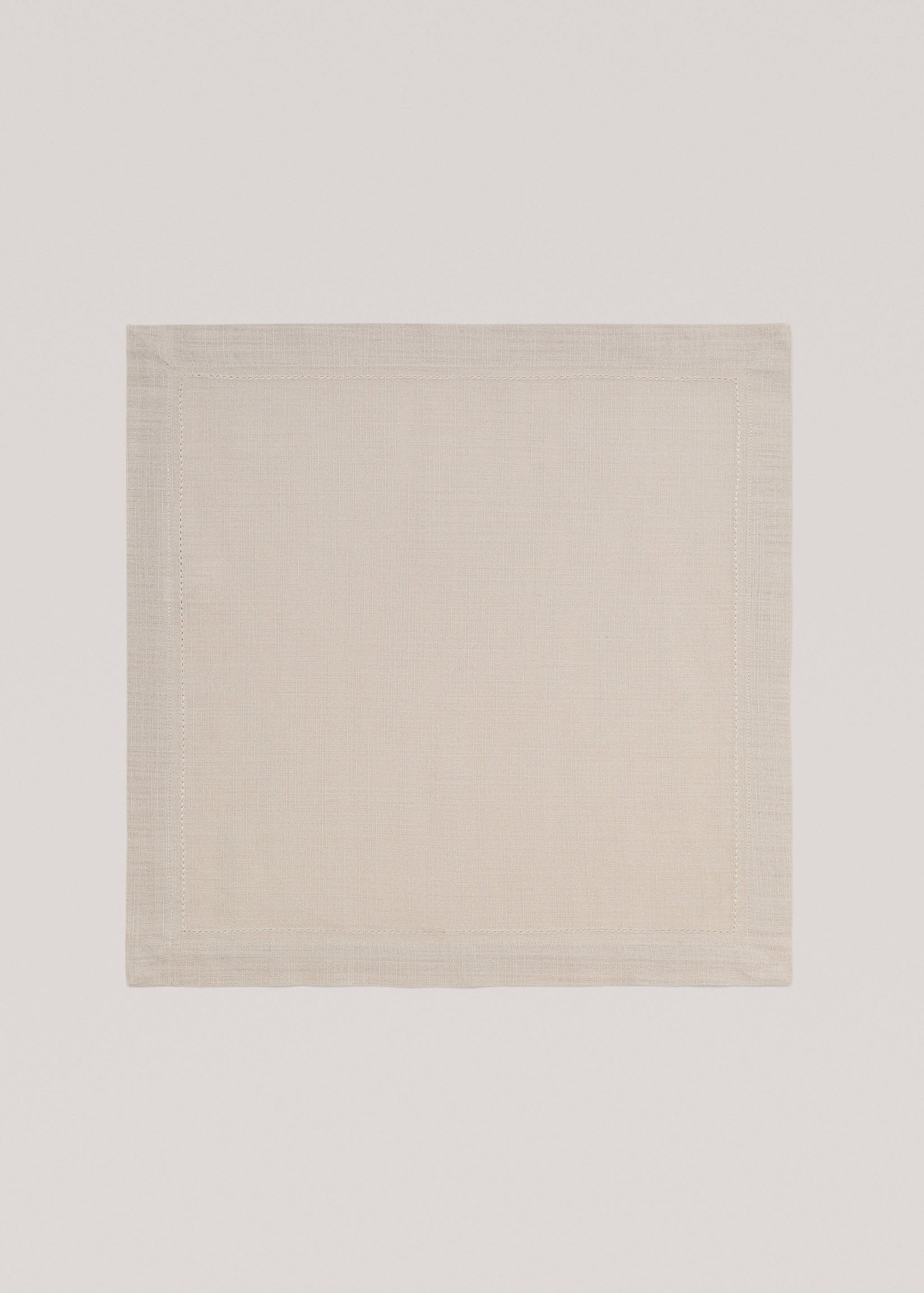 Napkin with hemstitch detail  - Article without model