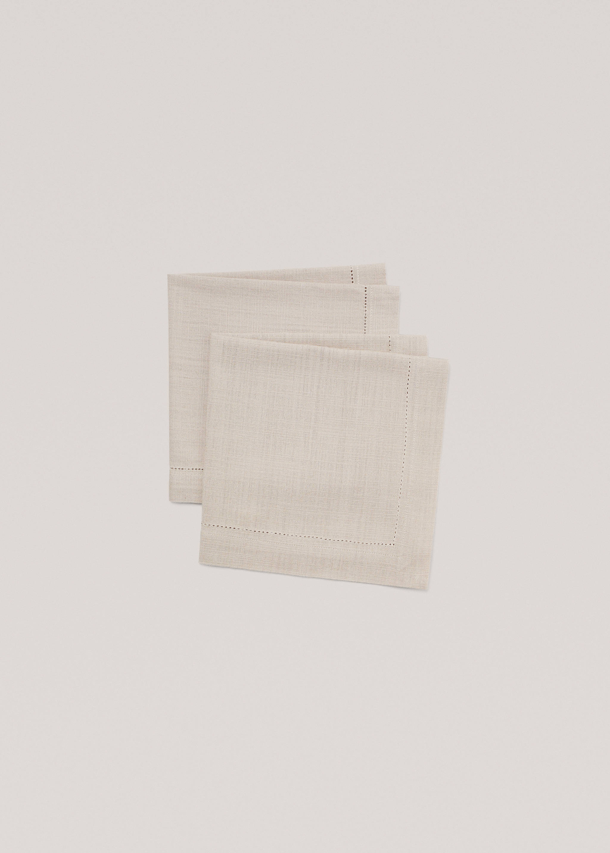 Napkin with hemstitch detail  - Details of the article 1