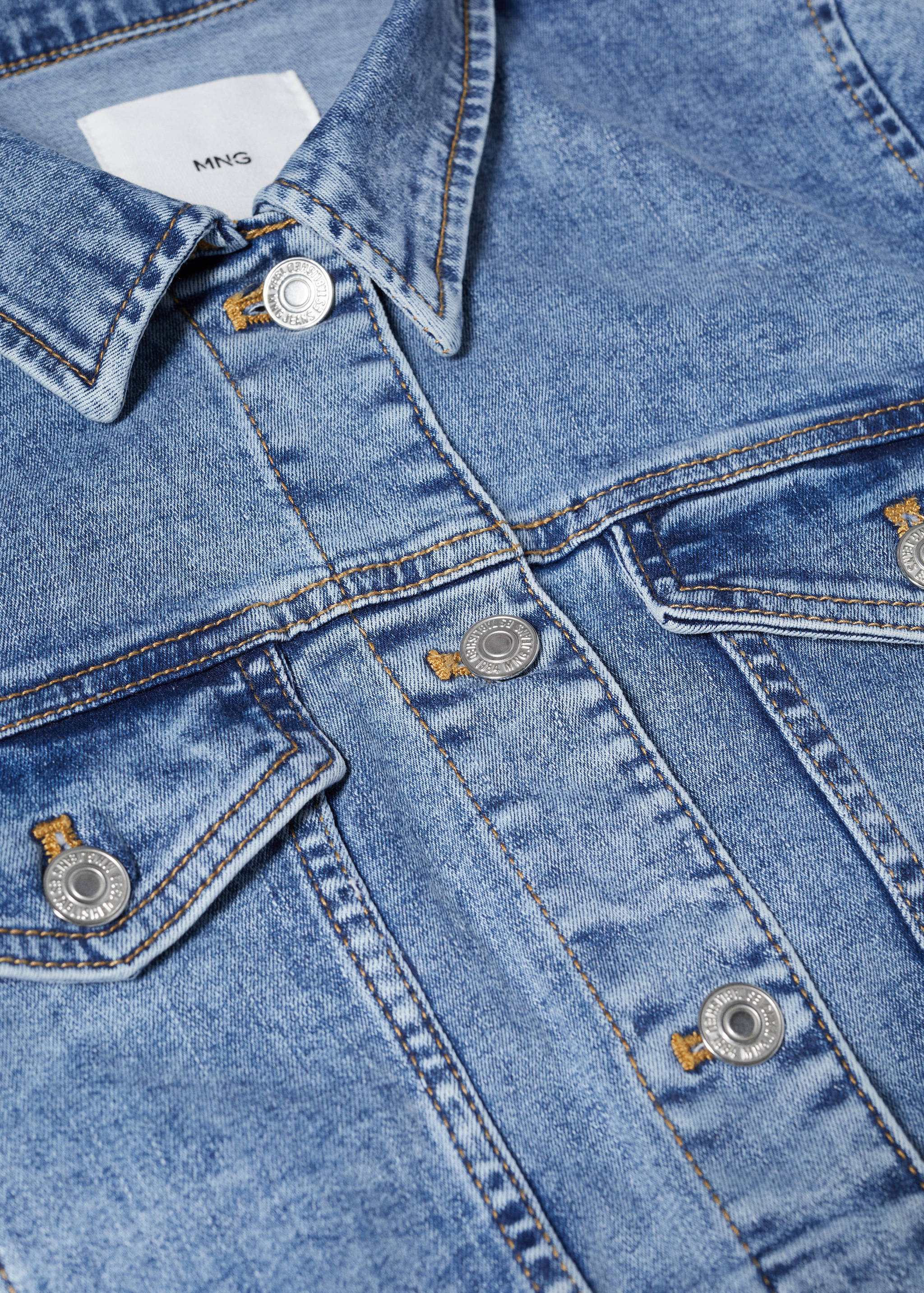 Džínová bunda s kapsami - Detail zboží 8