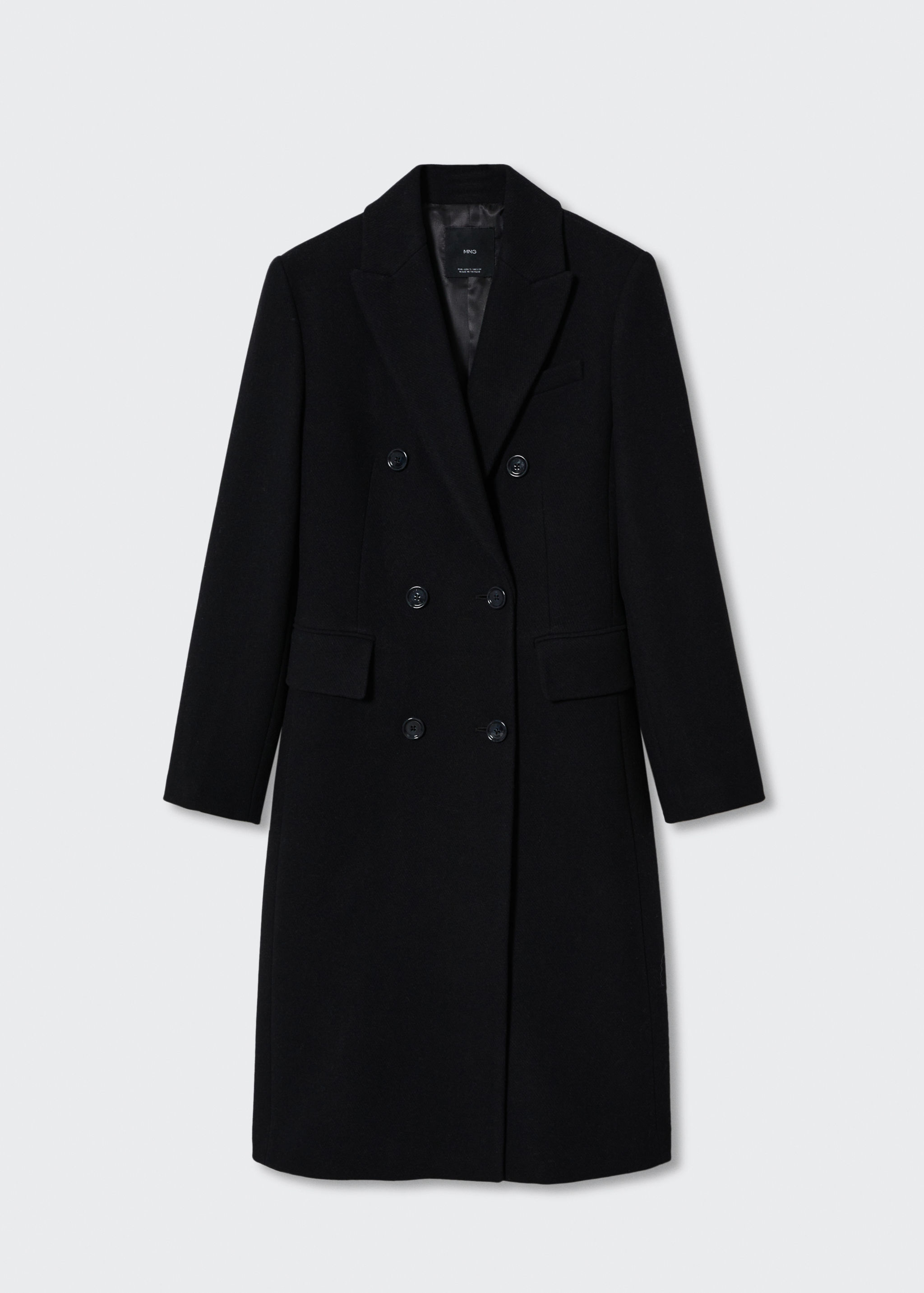 Tailored wool coat - Article without model