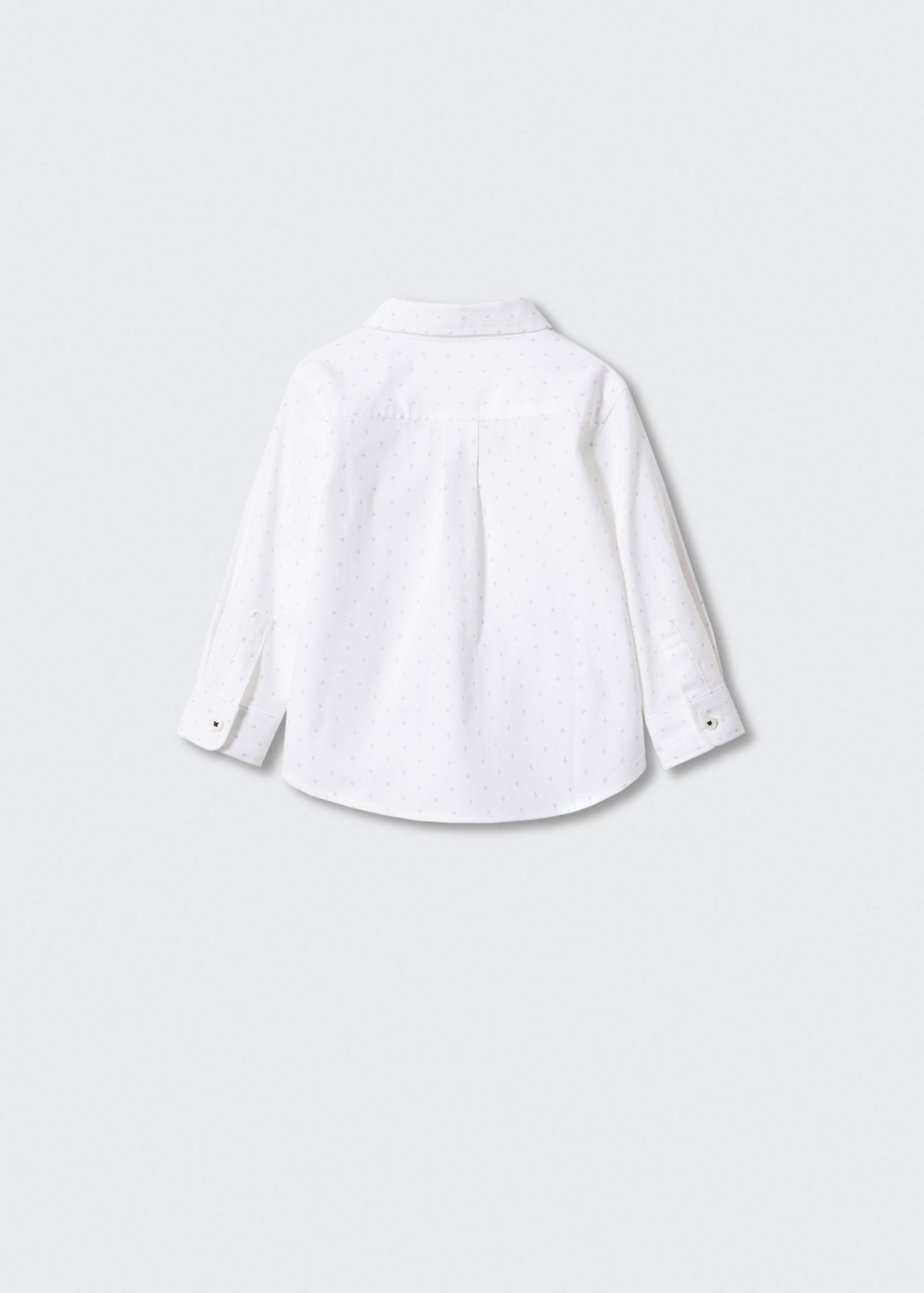 Camisa Òxford estampada - Revers de l'article