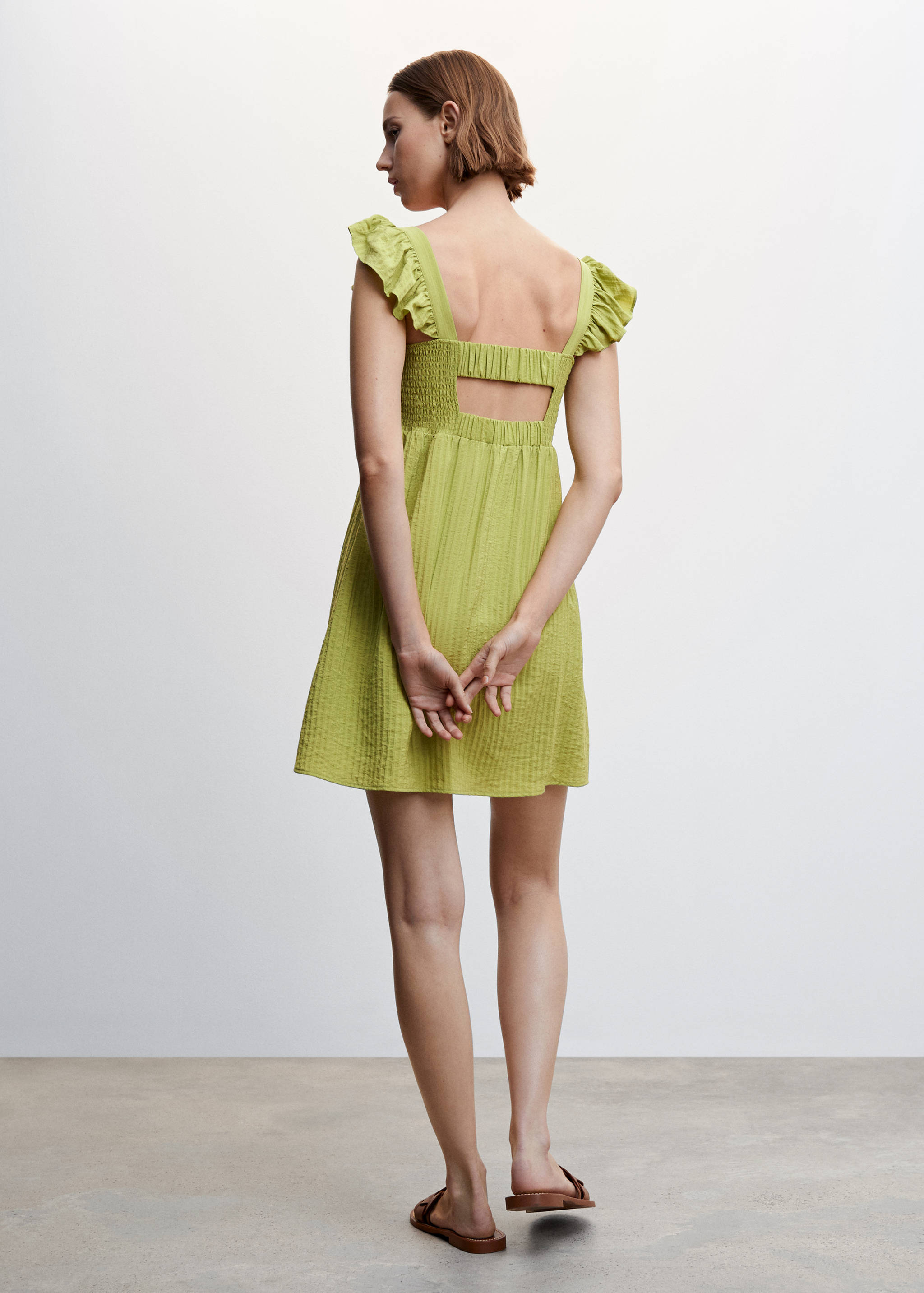 Vestit curt volants - Revers de l'article