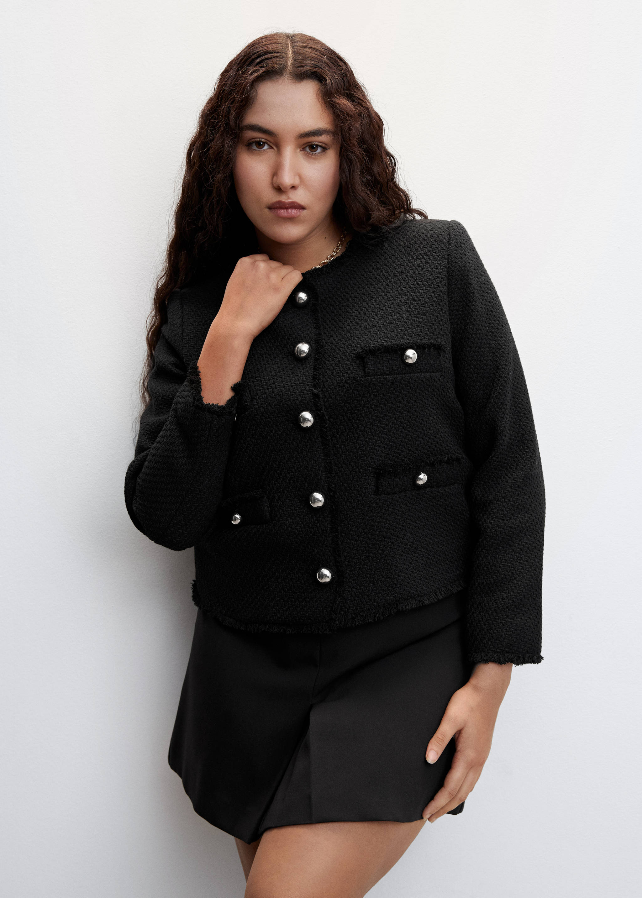 Tweed-Jacke mit Taschen - Detail des Artikels 4