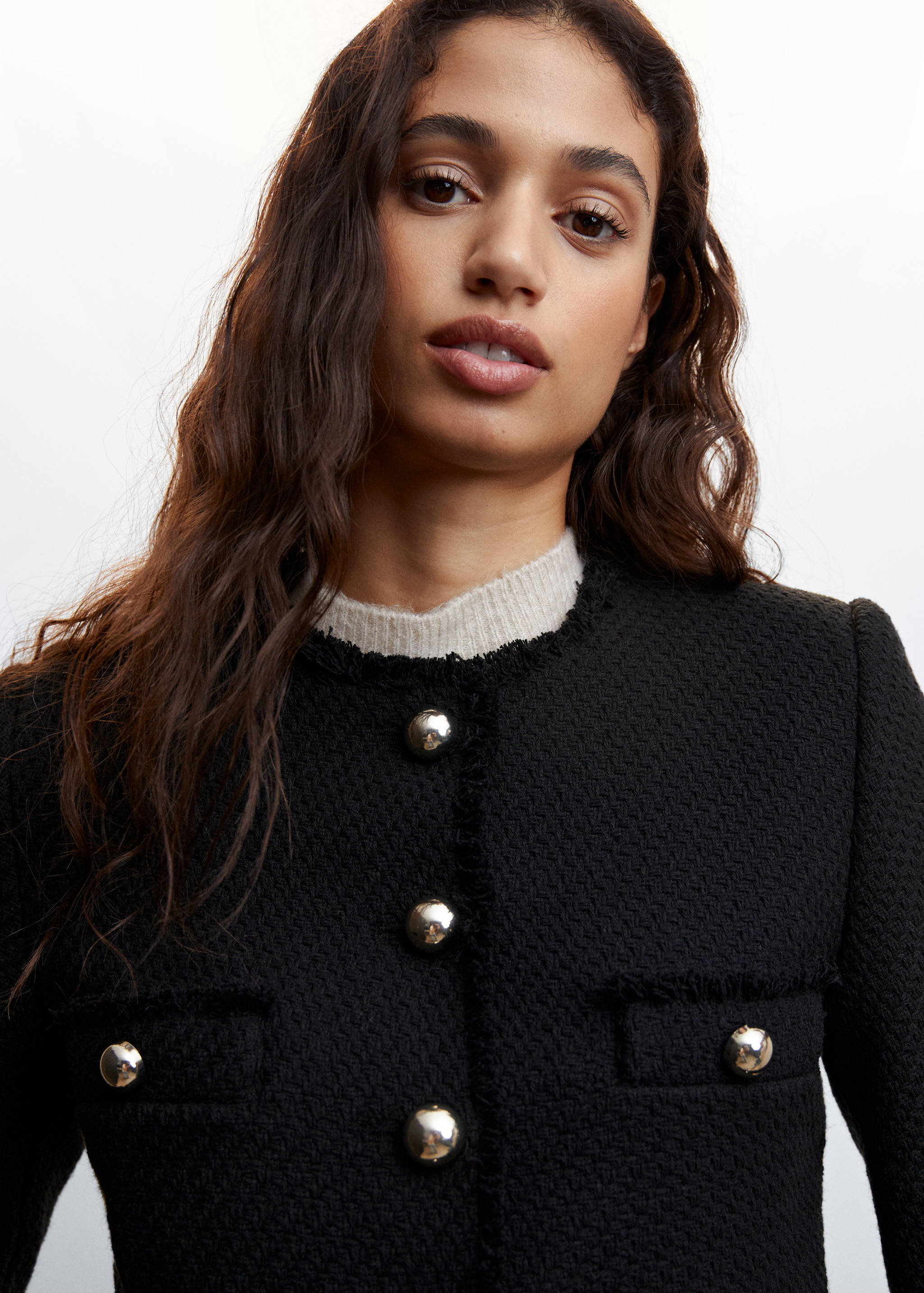 Tweed-Jacke mit Taschen - Detail des Artikels 6