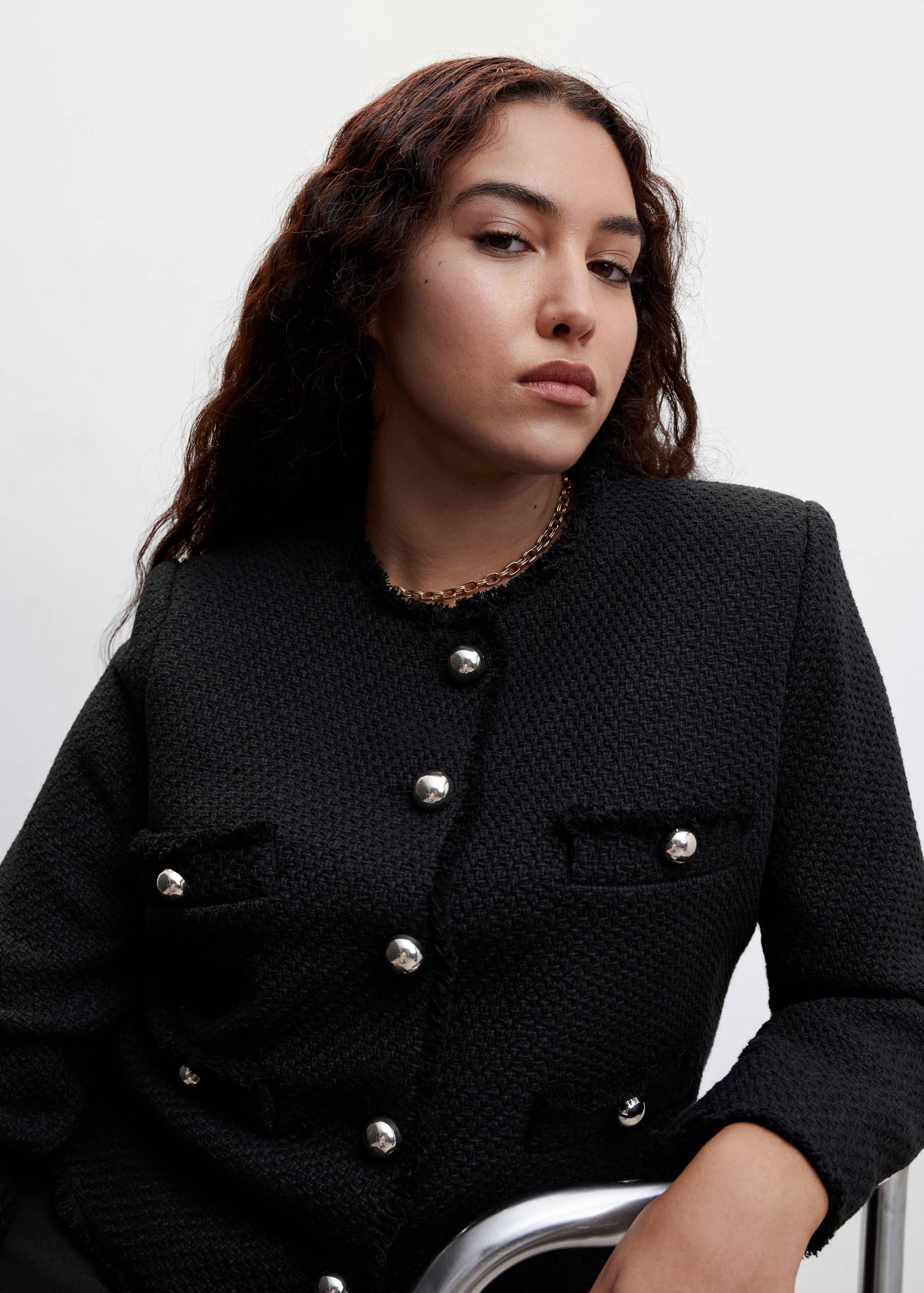 Tweed-Jacke mit Taschen - Detail des Artikels 5