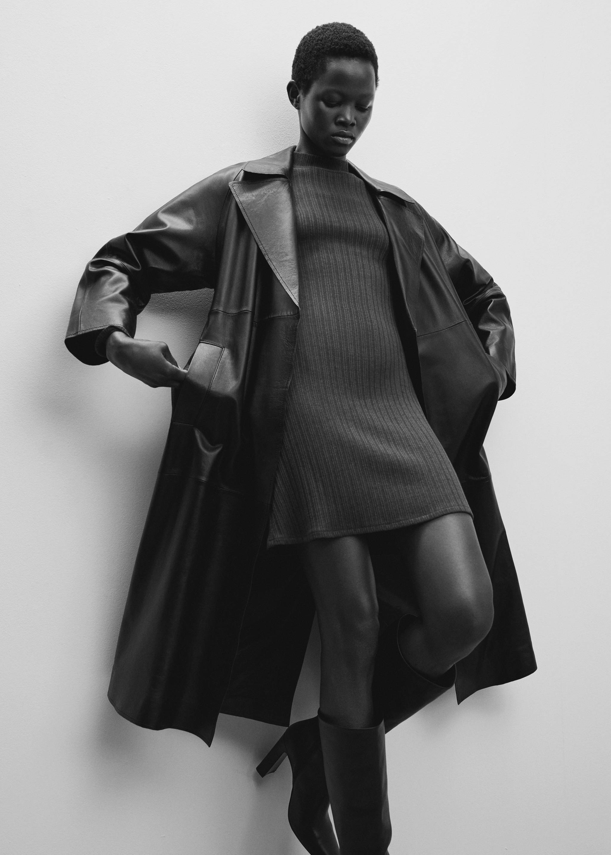 Short knitted dress - Details of the article 6