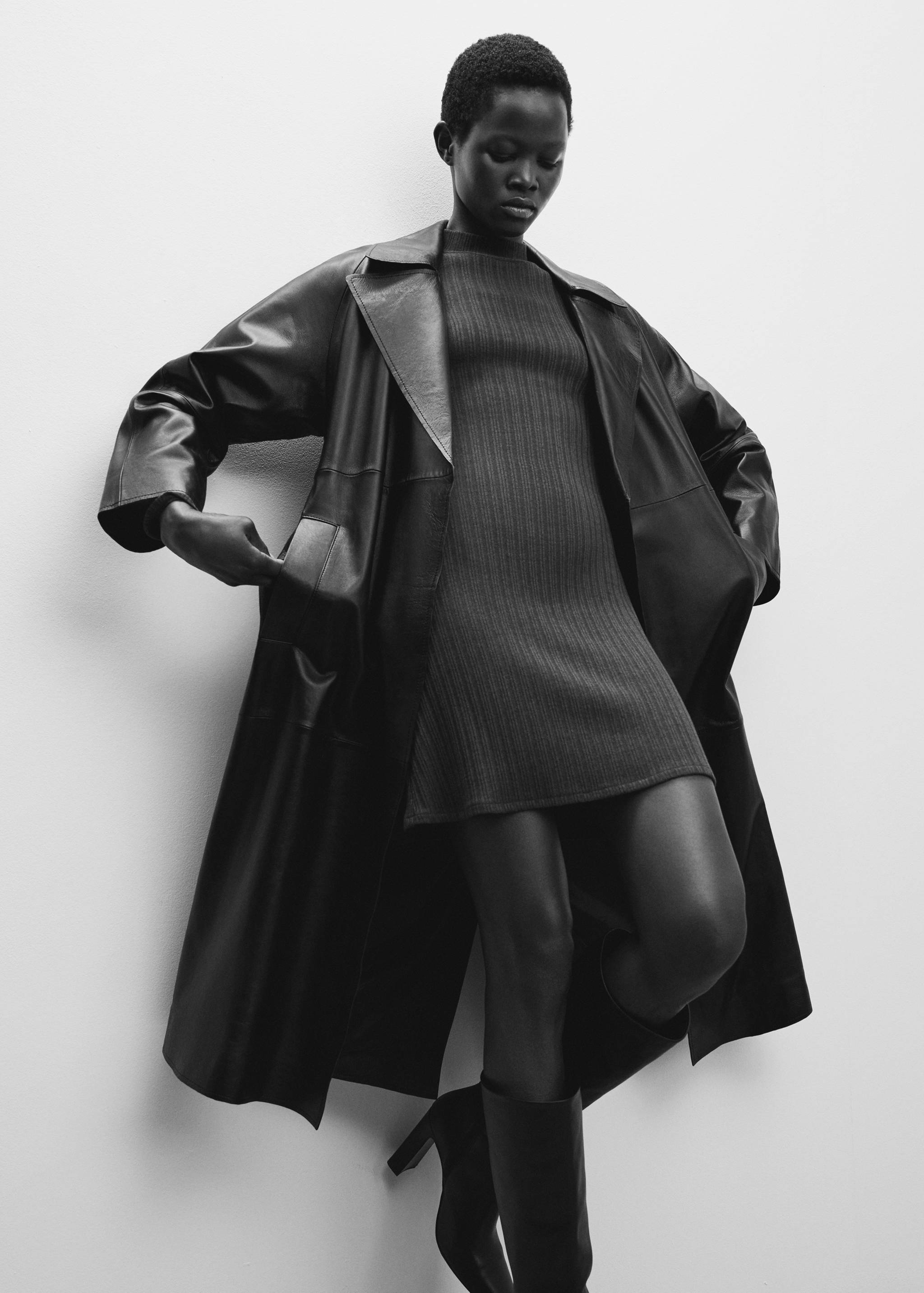 Short knitted dress - Details of the article 5