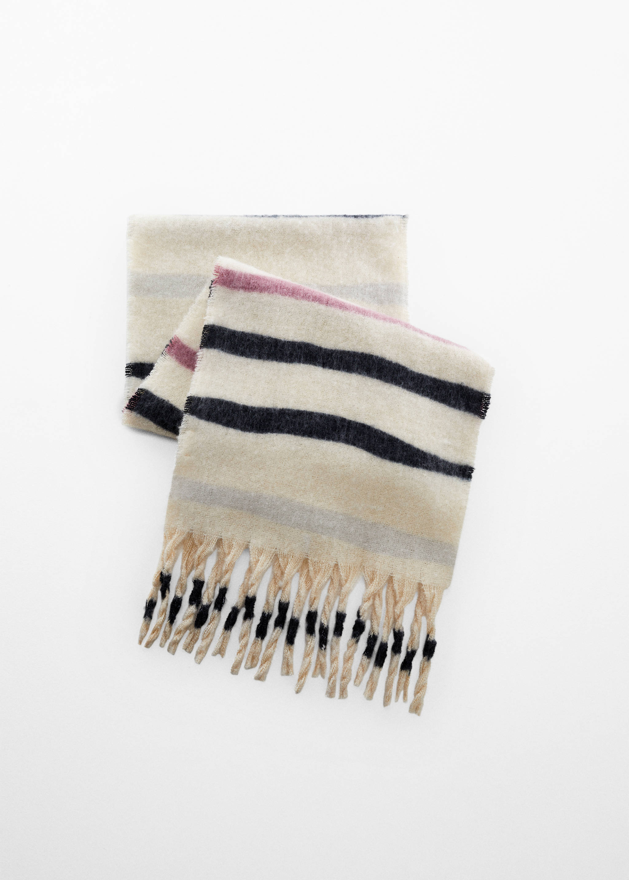 Cachecol tricolor riscas - Artigo sem modelo