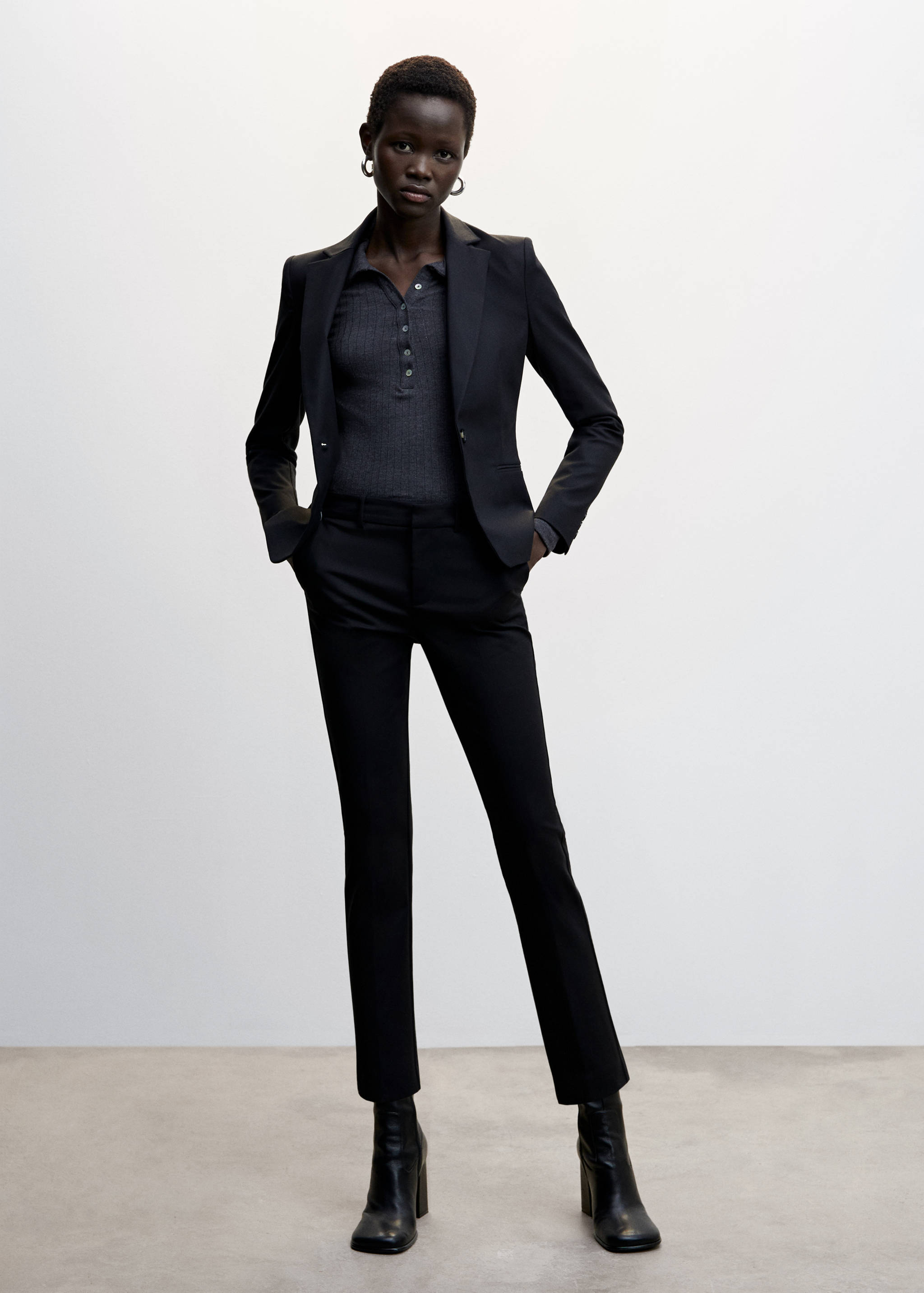 Skinny suit trousers - General plane