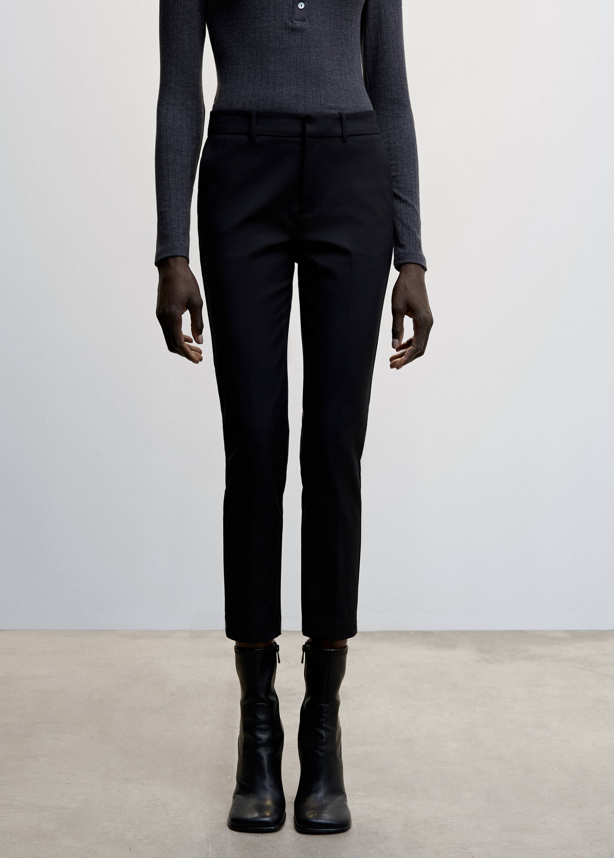 Skinny suit trousers - Medium plane